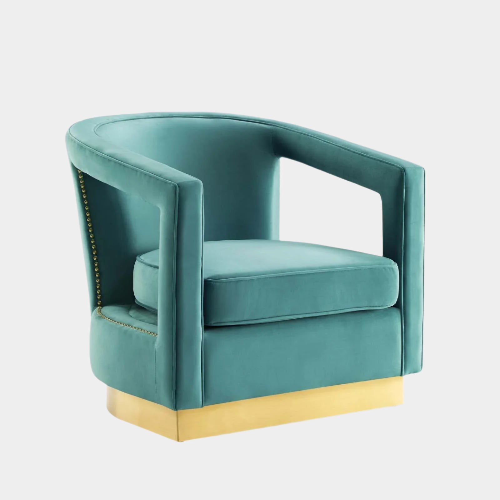 Fauteuil en velours Frolick Performance