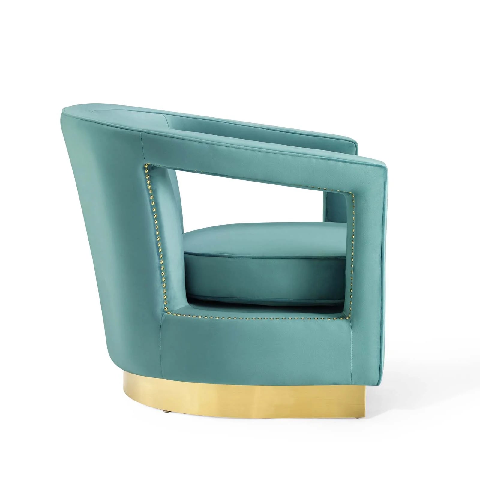 Fauteuil en velours Frolick Performance