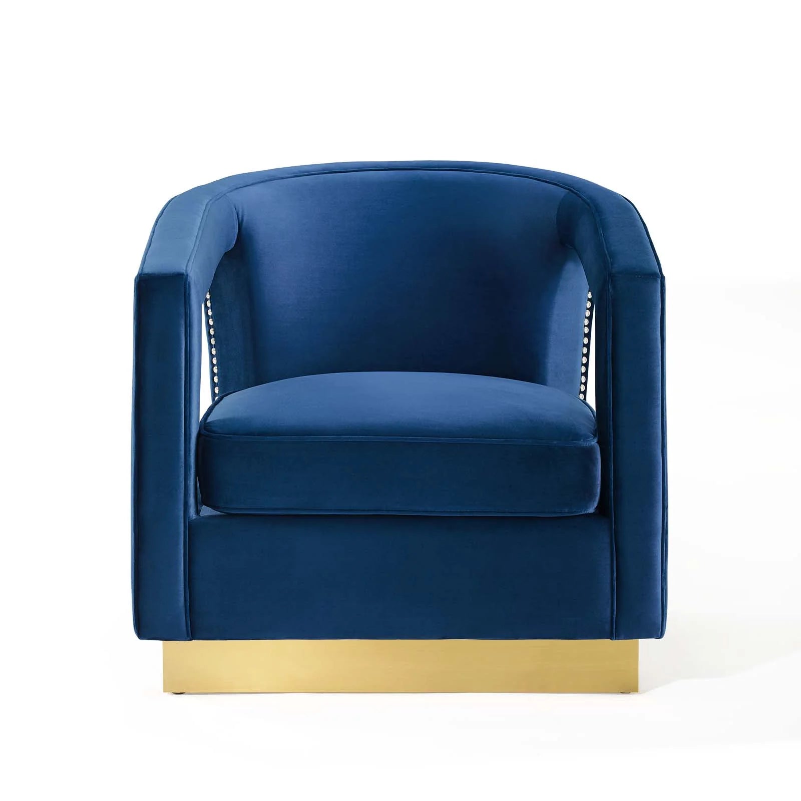 Fauteuil en velours Frolick Performance