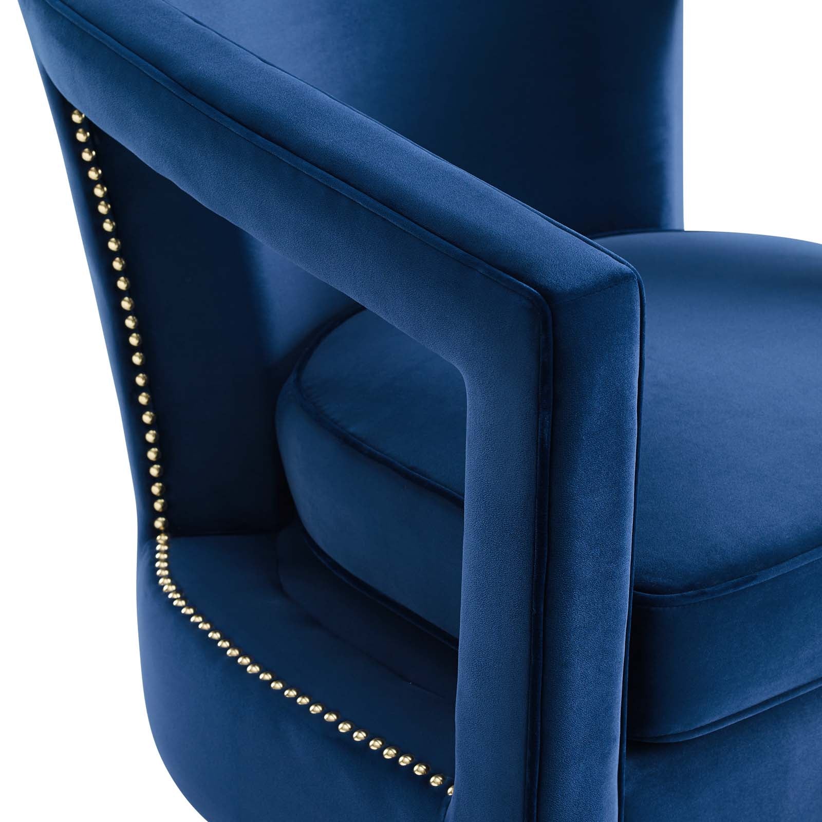 Fauteuil en velours Frolick Performance