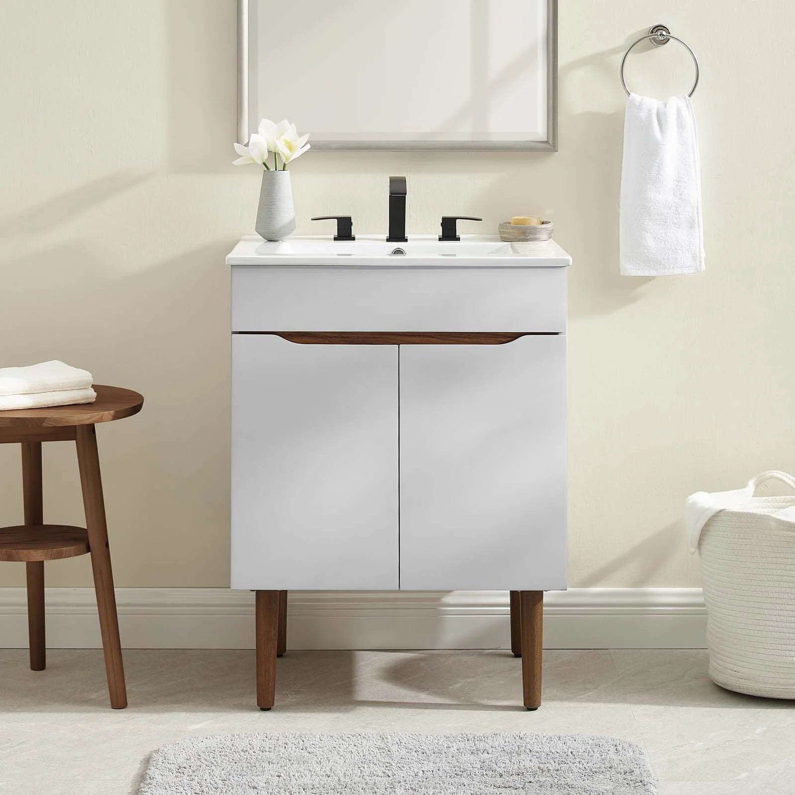 Harvest Bathroom Vanity Cabinet Basin Not Included