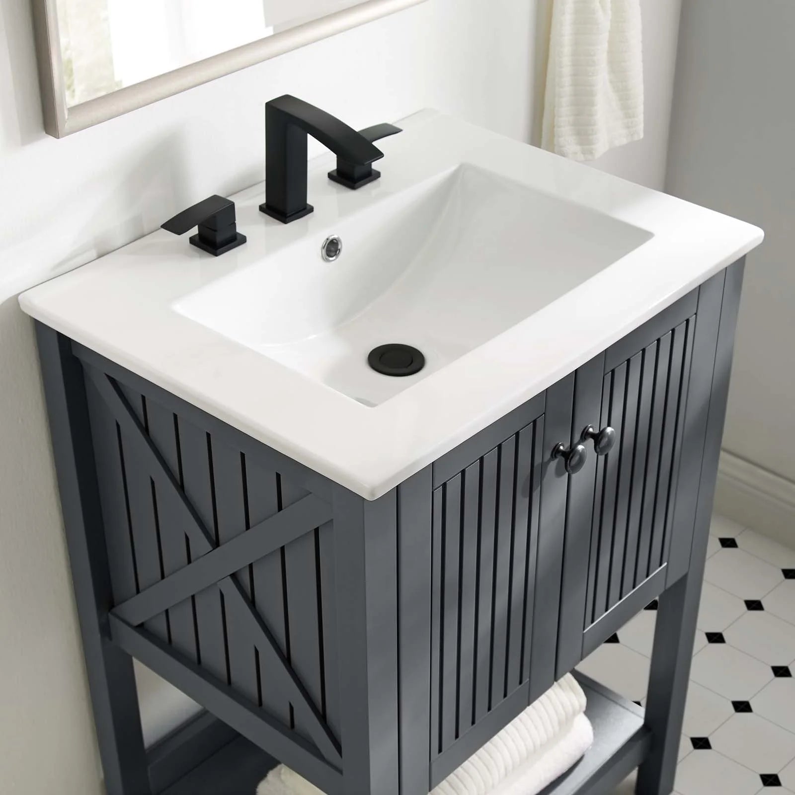 Steam Bathroom Vanity Cabinet Sink Basin Not Included