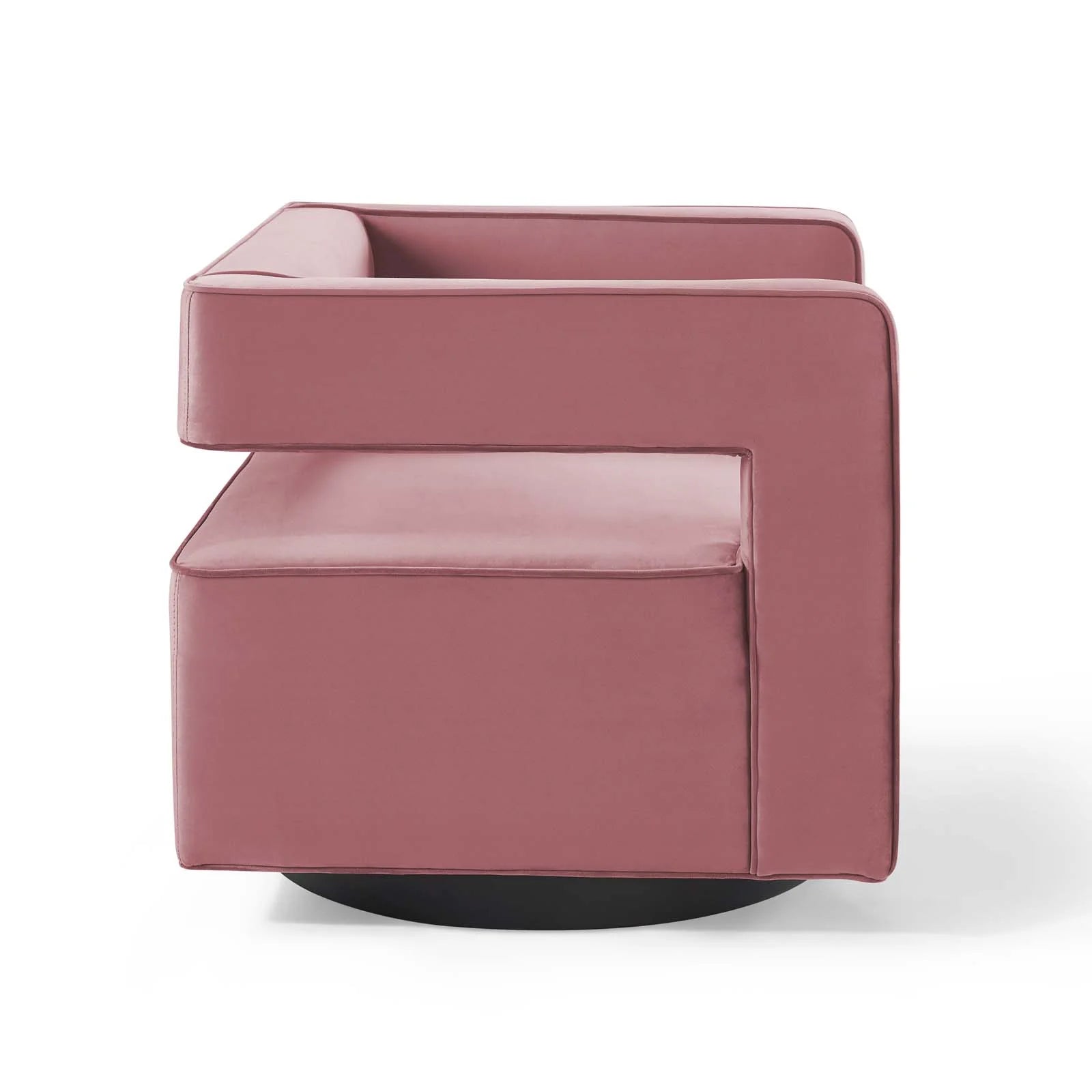 Booth Performance Velvet Performance Velvet Swivel Armchair