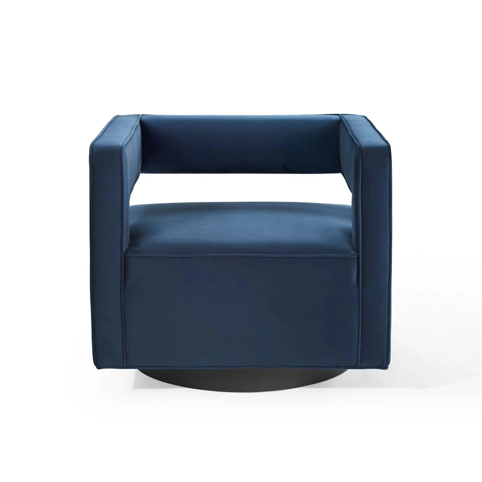 Booth Performance Velvet Performance Velvet Swivel Armchair