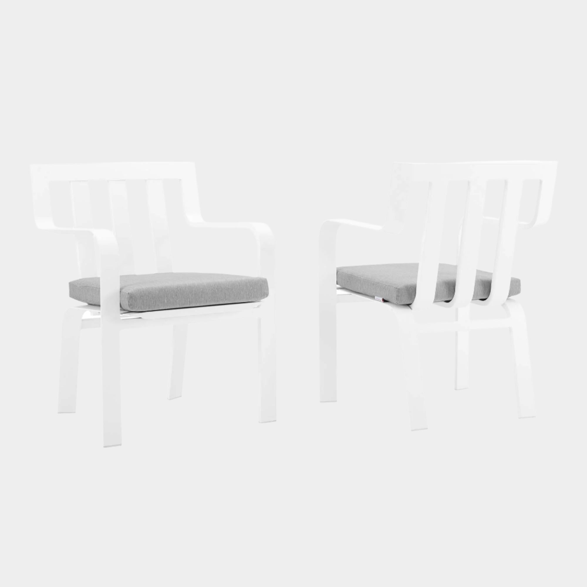 Baxley Outdoor Patio Aluminum Armchair Set of 2