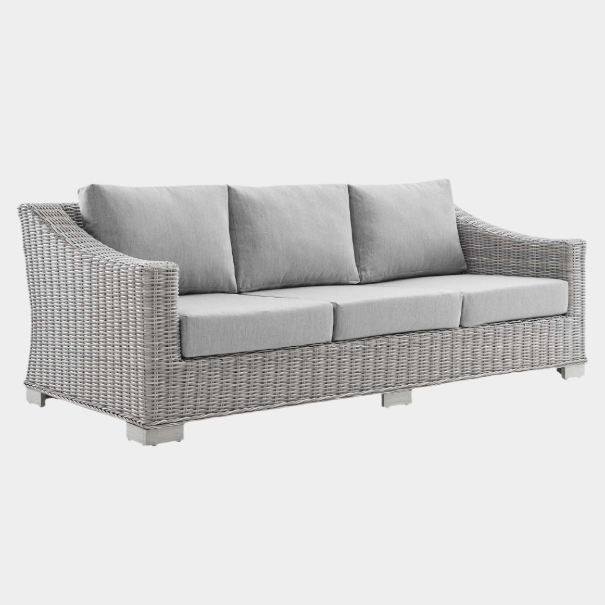 Conway Sunbrella® Outdoor Patio Wicker Rattan Sofa