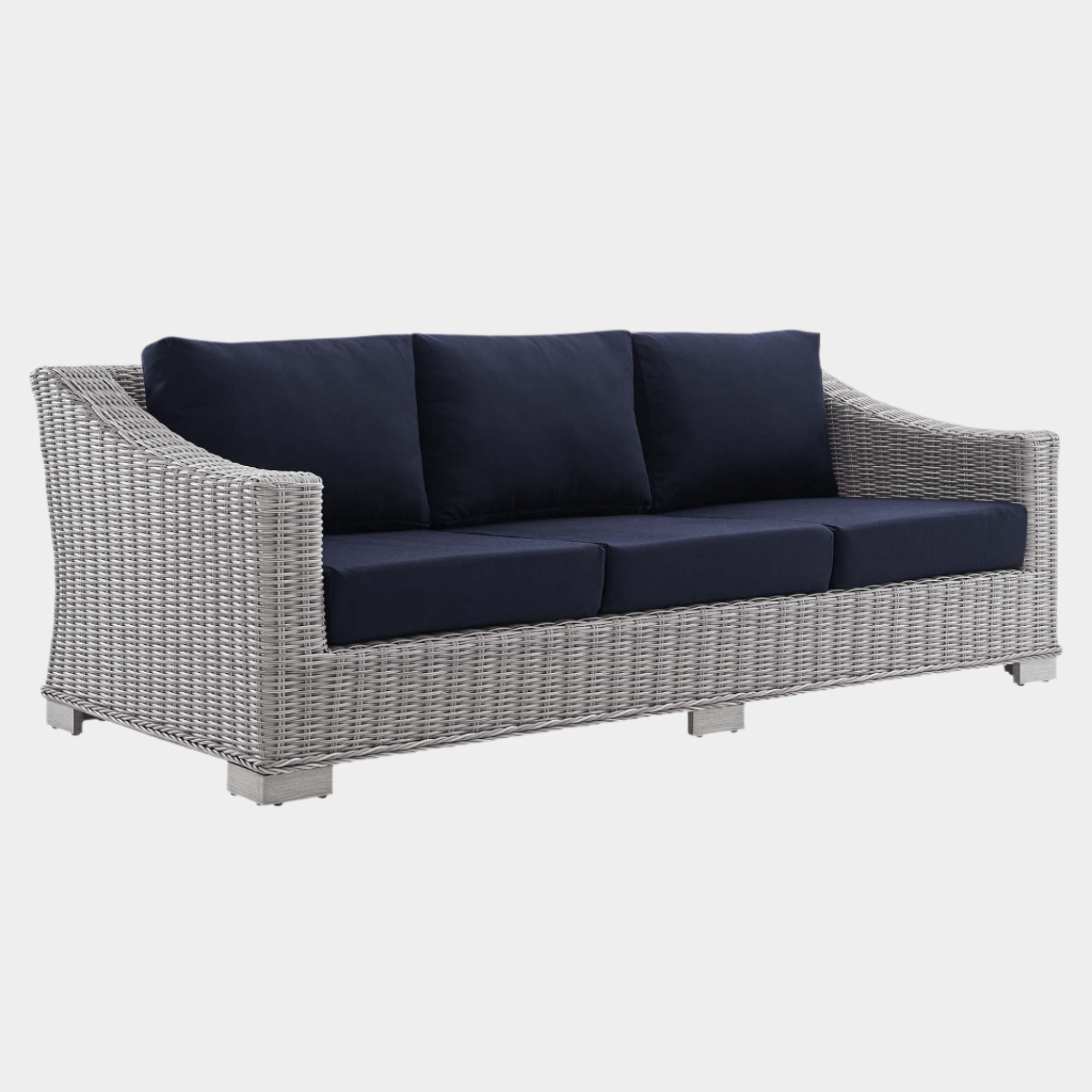 Conway Sunbrella® Outdoor Patio Wicker Rattan Sofa