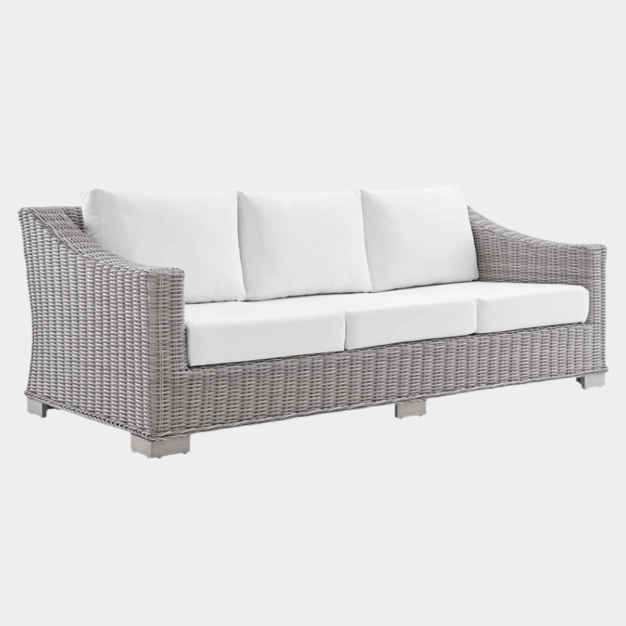 Conway Sunbrella® Outdoor Patio Wicker Rattan Sofa