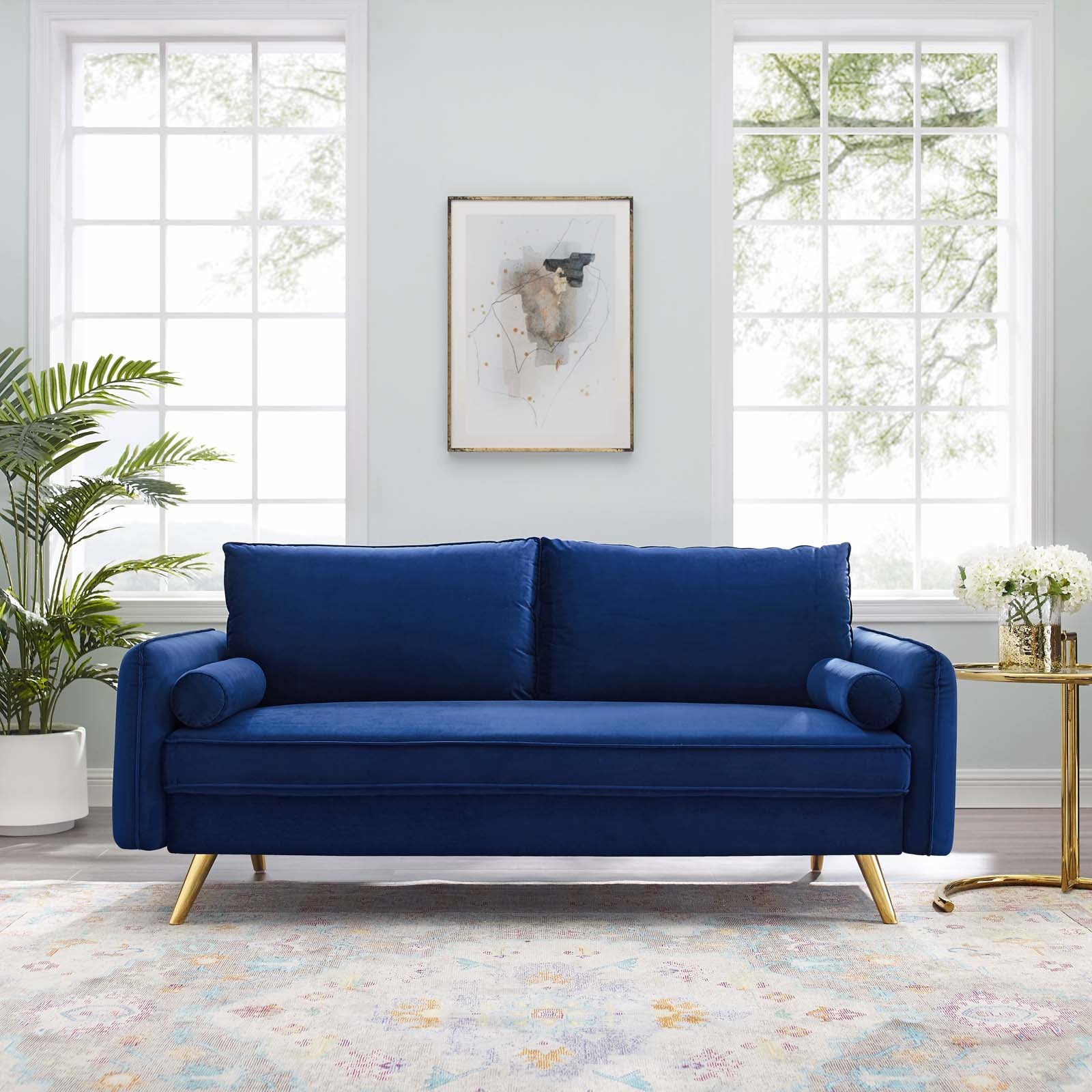 Cali Velvet Sofa