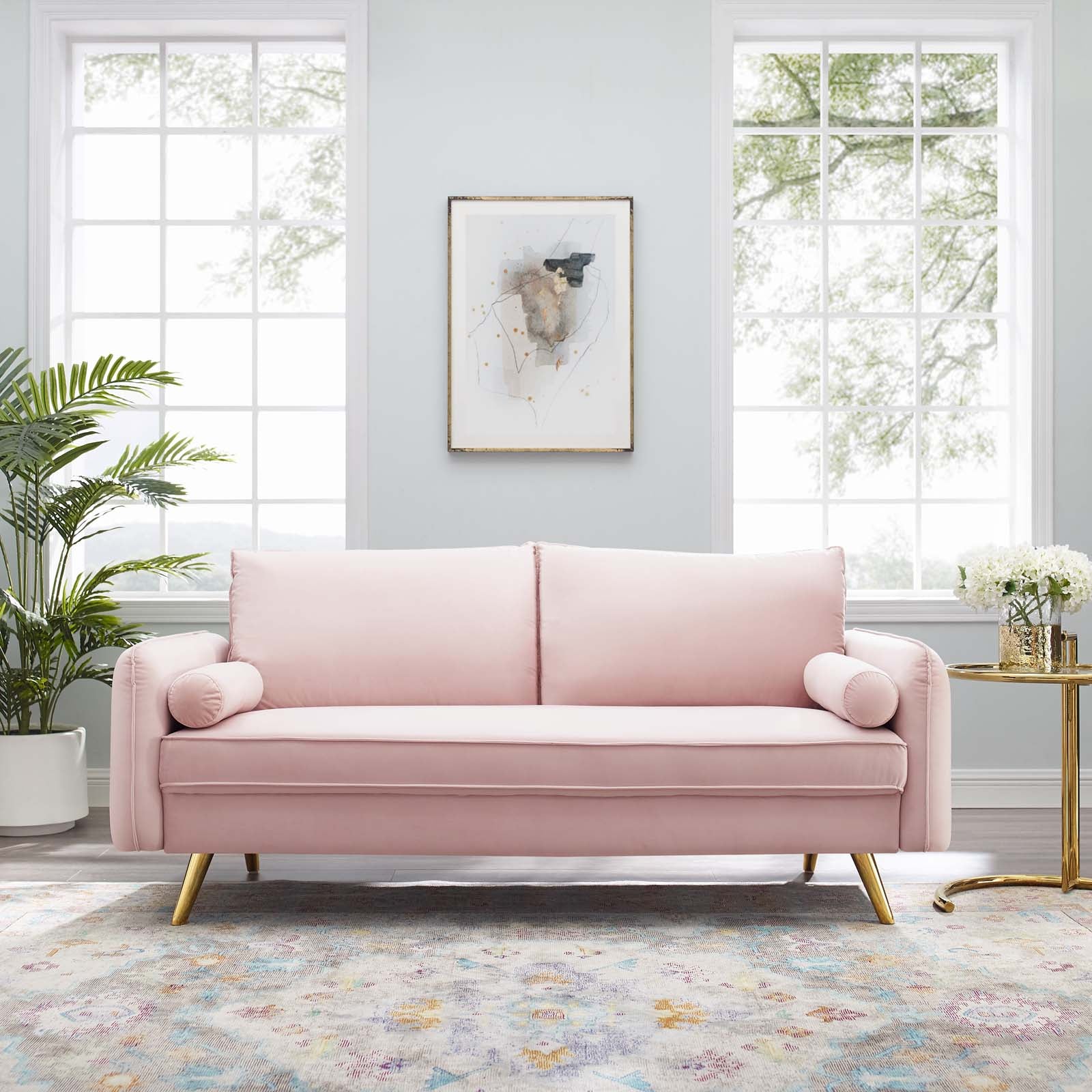 Cali Velvet Sofa