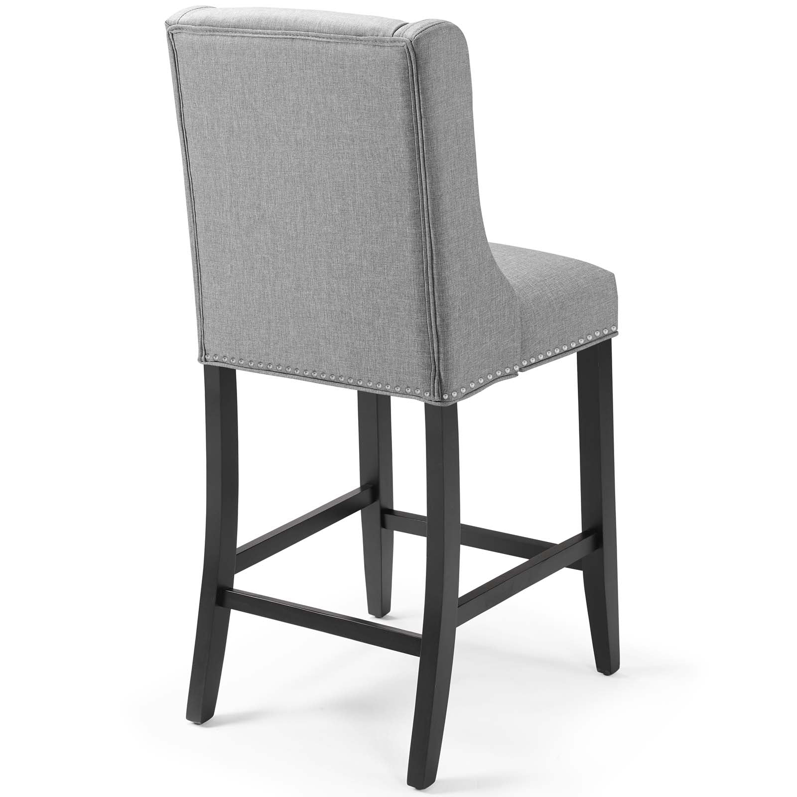 Baron Upholstered Fabric Counter Stool Set of 2