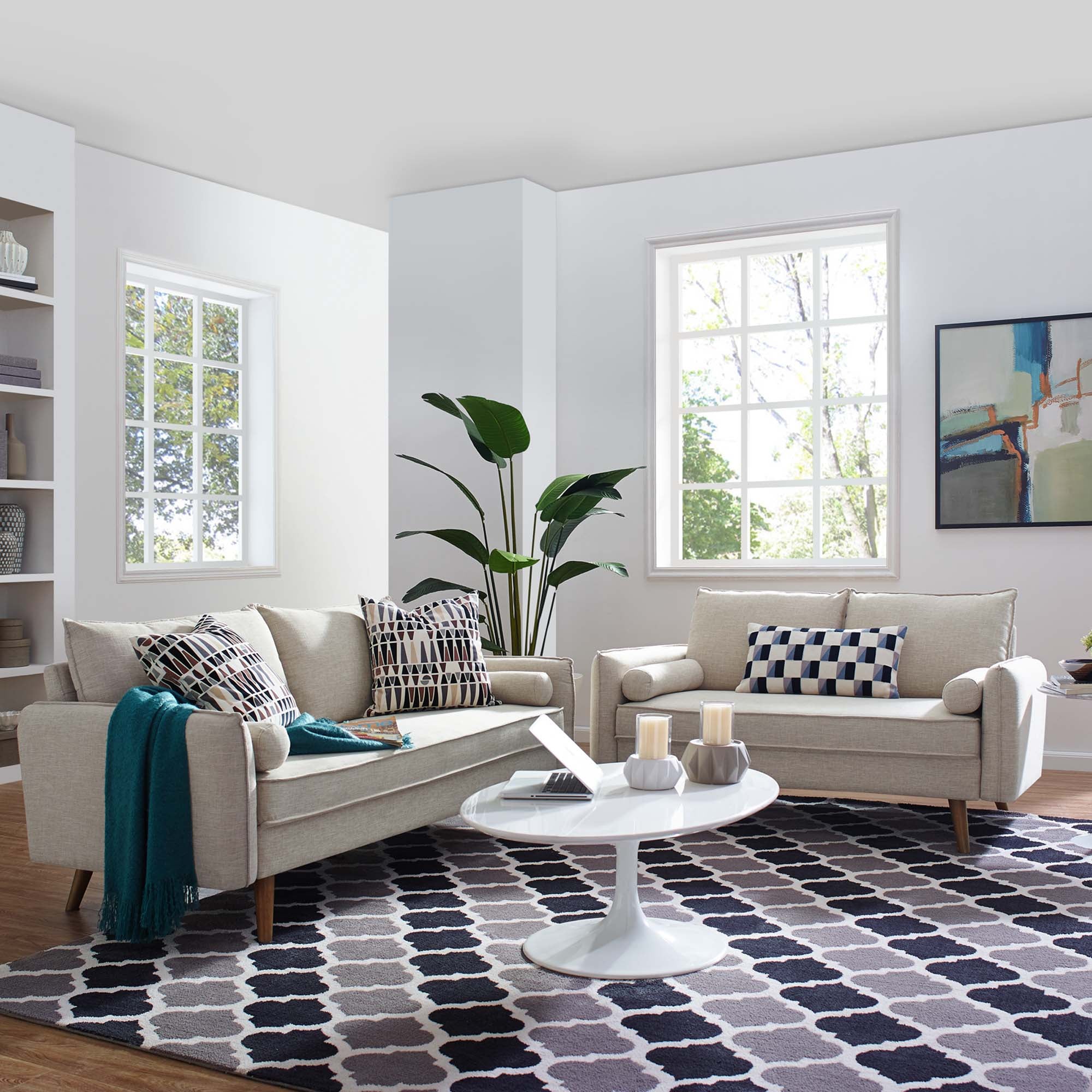 Chaise sans accoudoirs rembourrée en duvet Commix