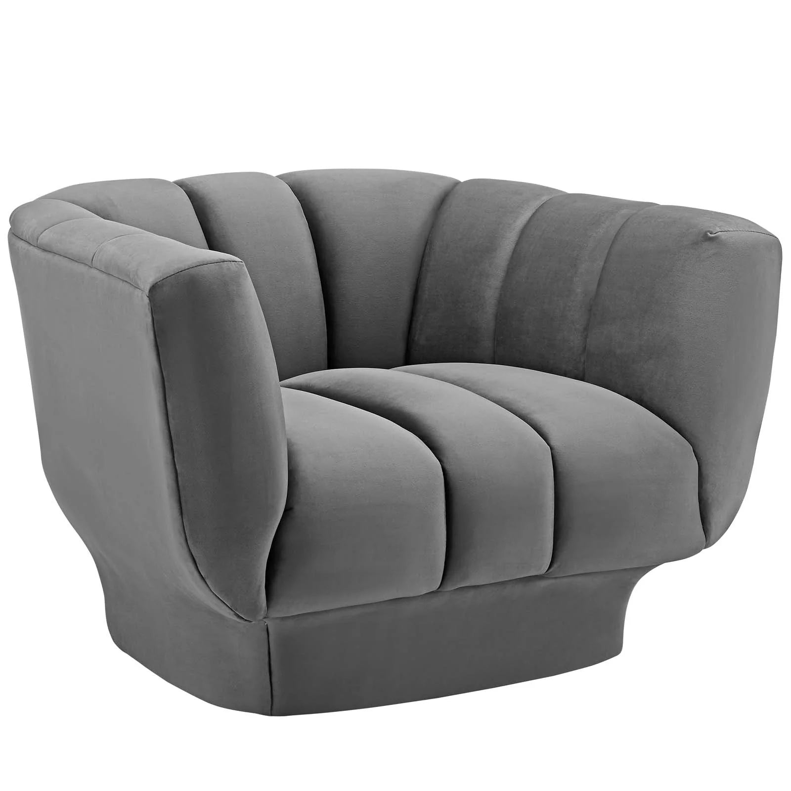 Chaise sans accoudoirs rembourrée en duvet Commix