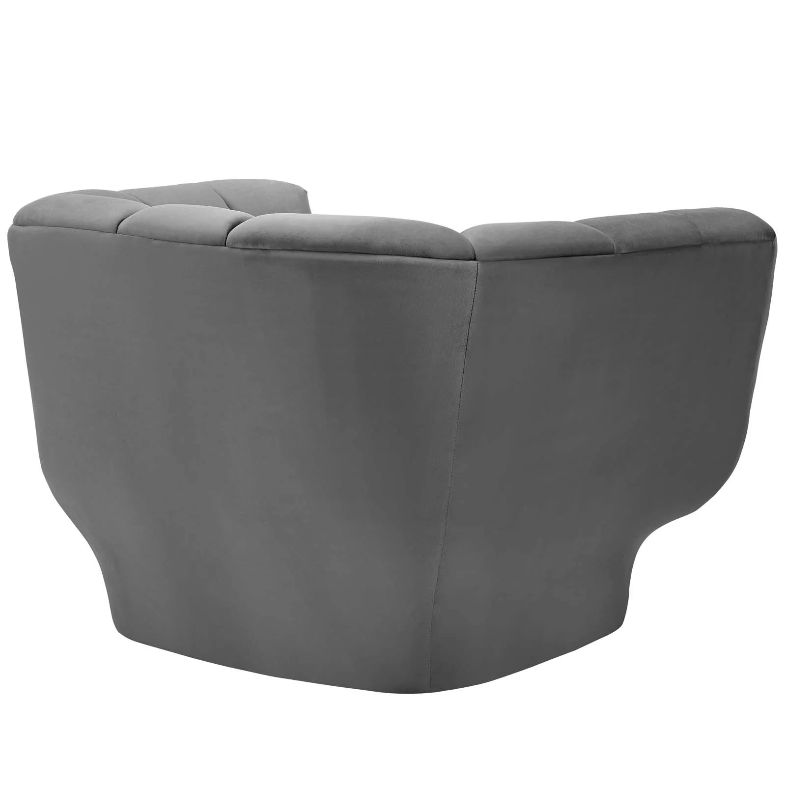 Chaise sans accoudoirs rembourrée en duvet Commix