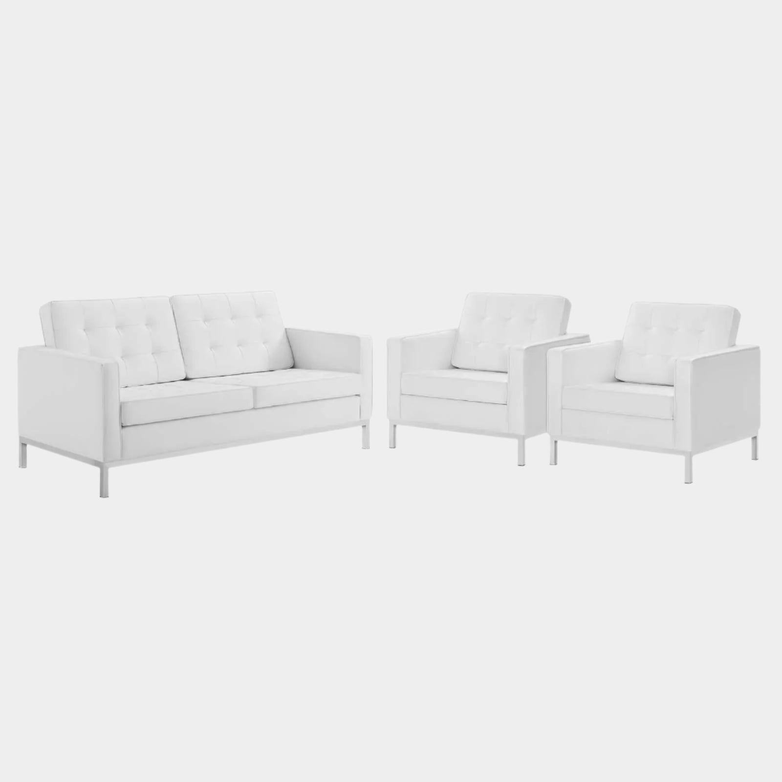 Chaise sans accoudoirs rembourrée en duvet Commix