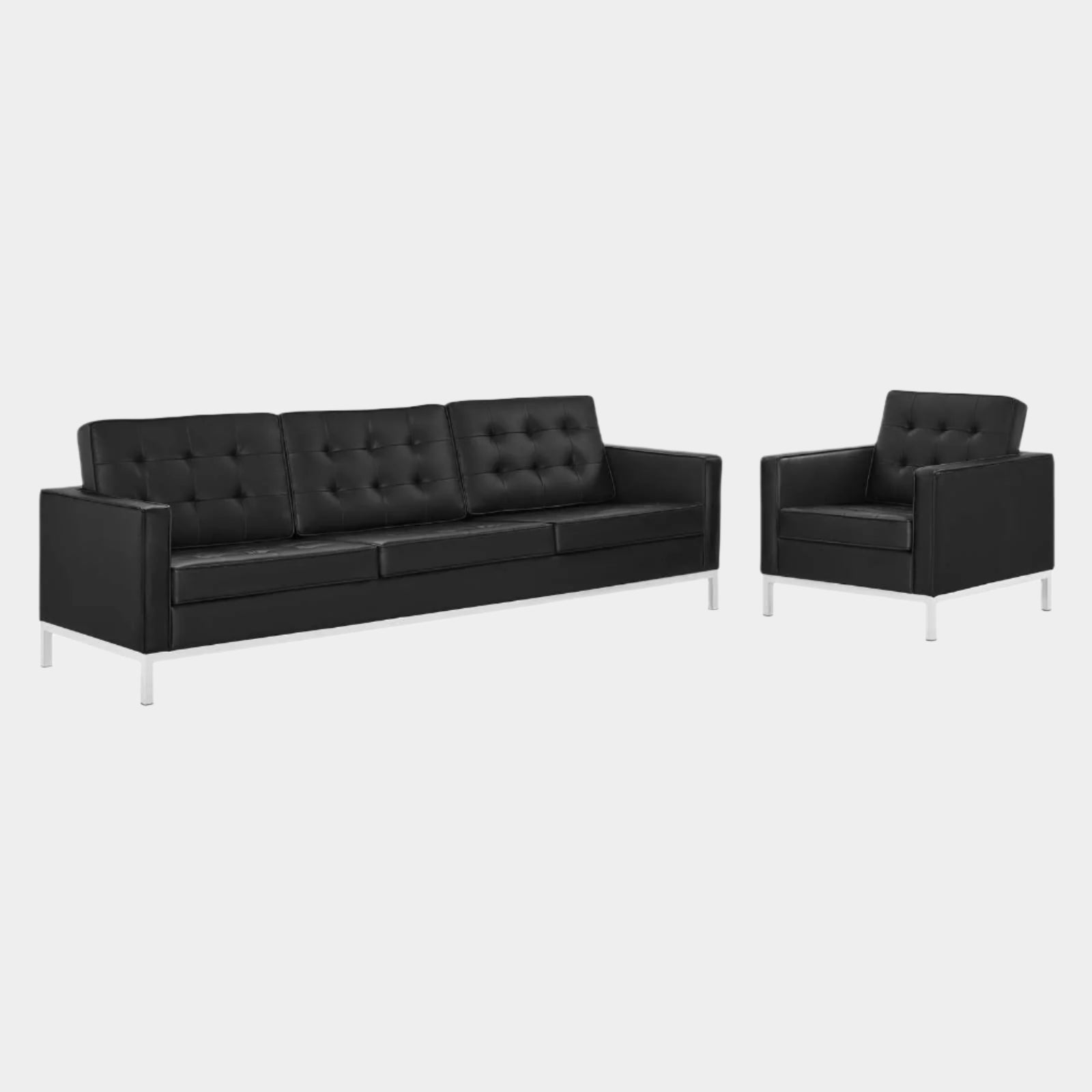 Chaise sans accoudoirs rembourrée en duvet Commix
