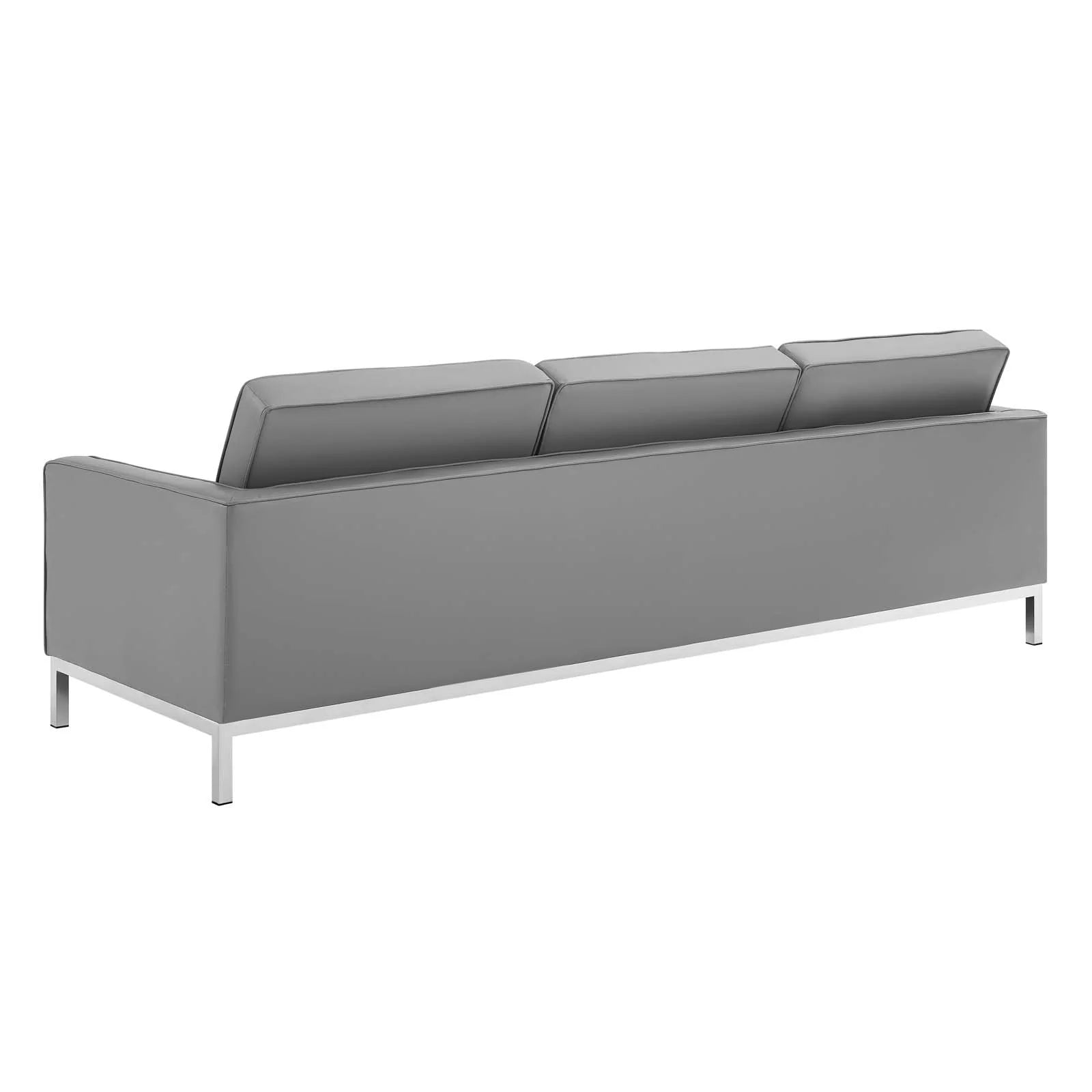 Chaise sans accoudoirs rembourrée en duvet Commix