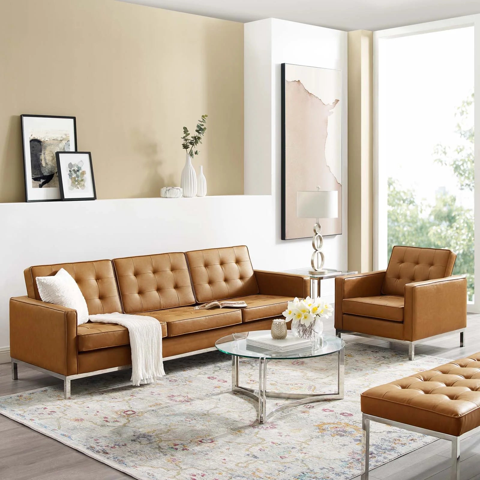 Chaise sans accoudoirs rembourrée en duvet Commix