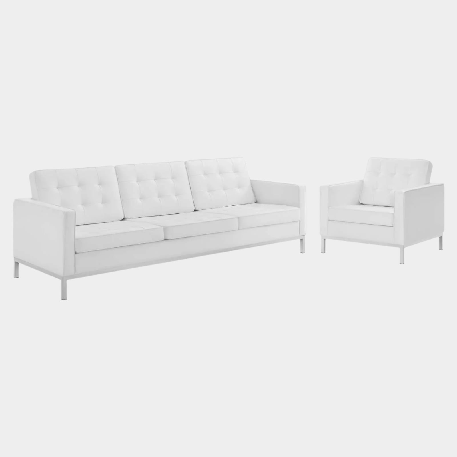 Chaise sans accoudoirs rembourrée en duvet Commix