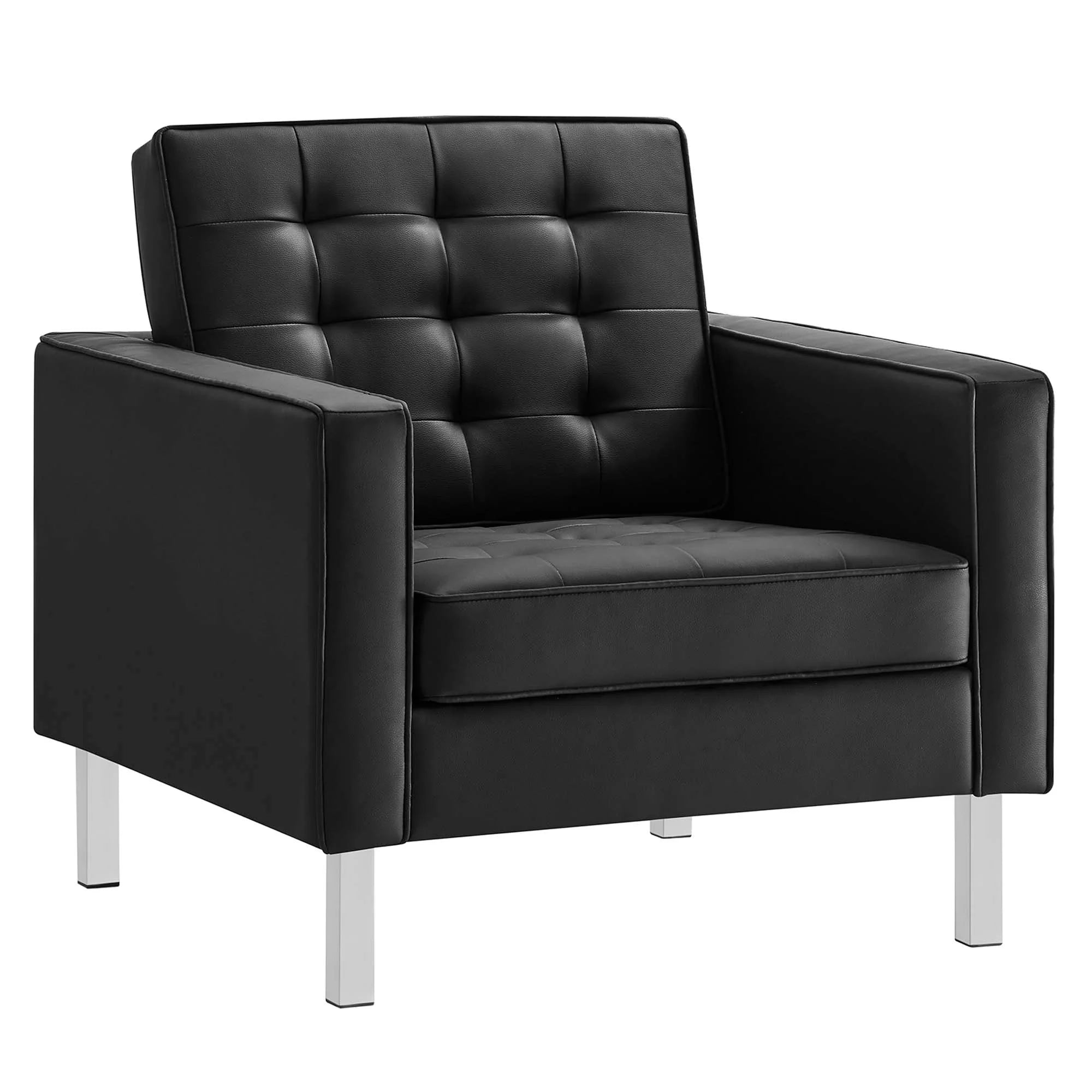 Chaise sans accoudoirs rembourrée en duvet Commix