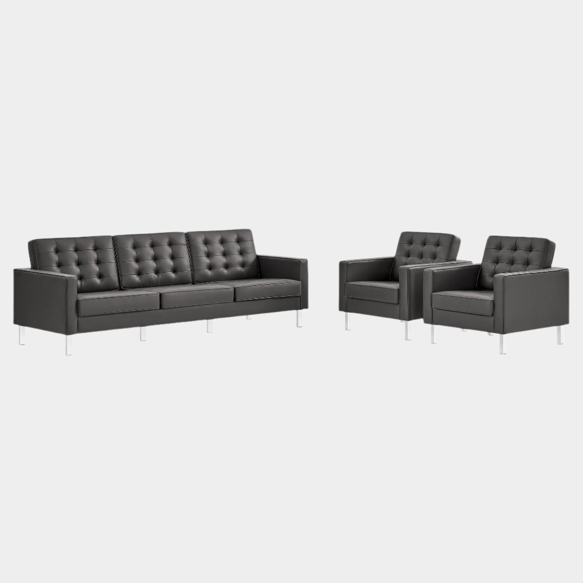 Chaise sans accoudoirs rembourrée en duvet Commix
