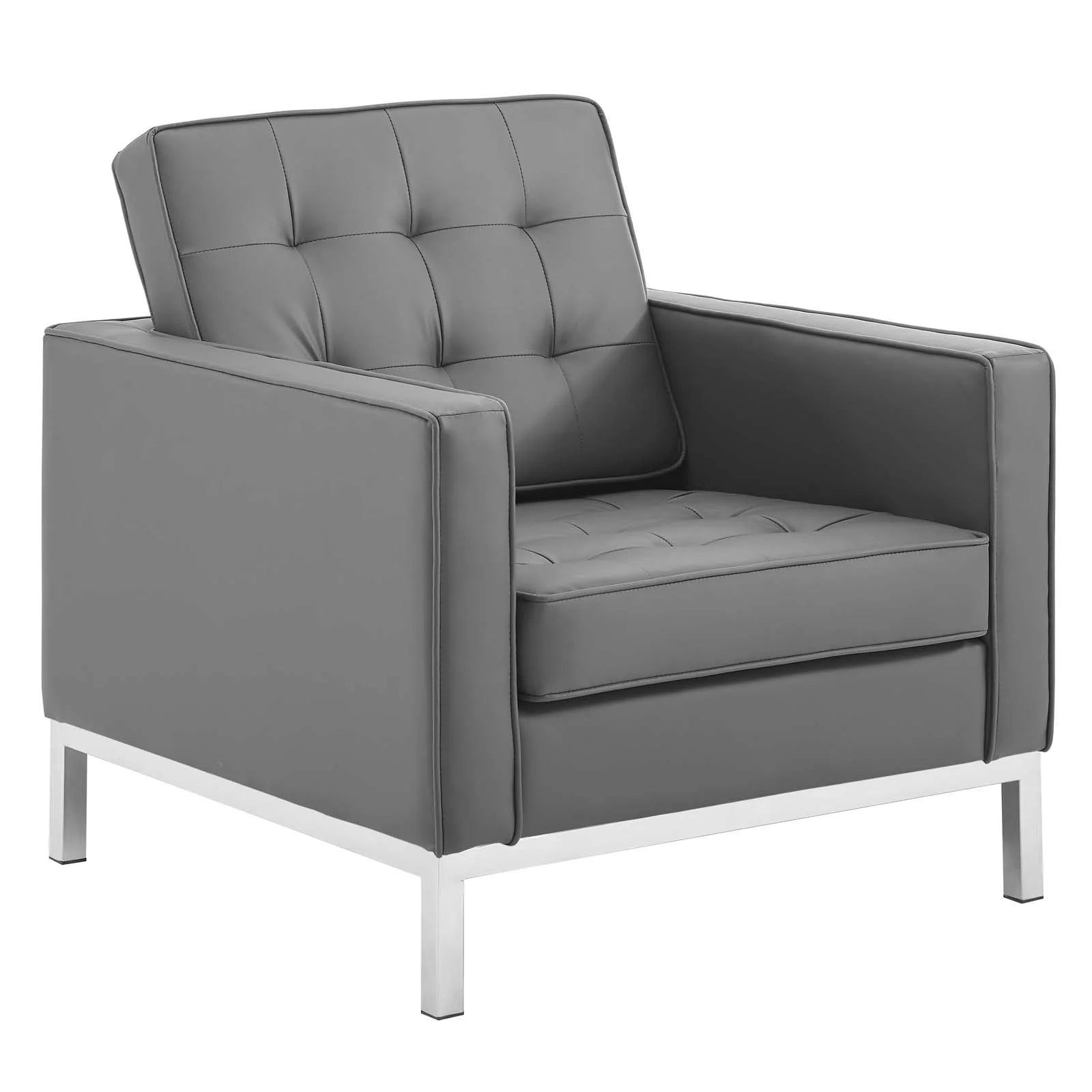 Chaise sans accoudoirs rembourrée en duvet Commix