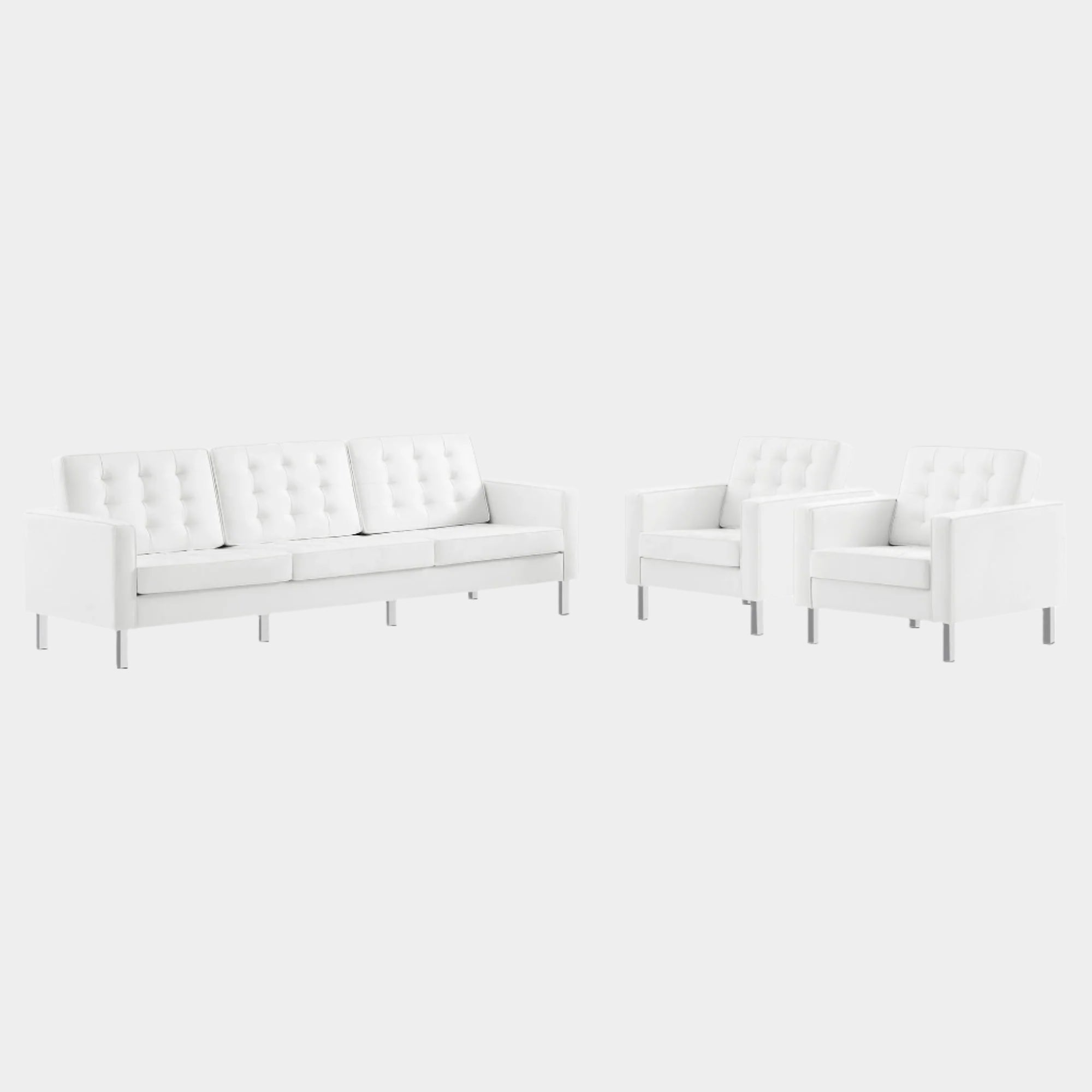 Chaise sans accoudoirs rembourrée en duvet Commix