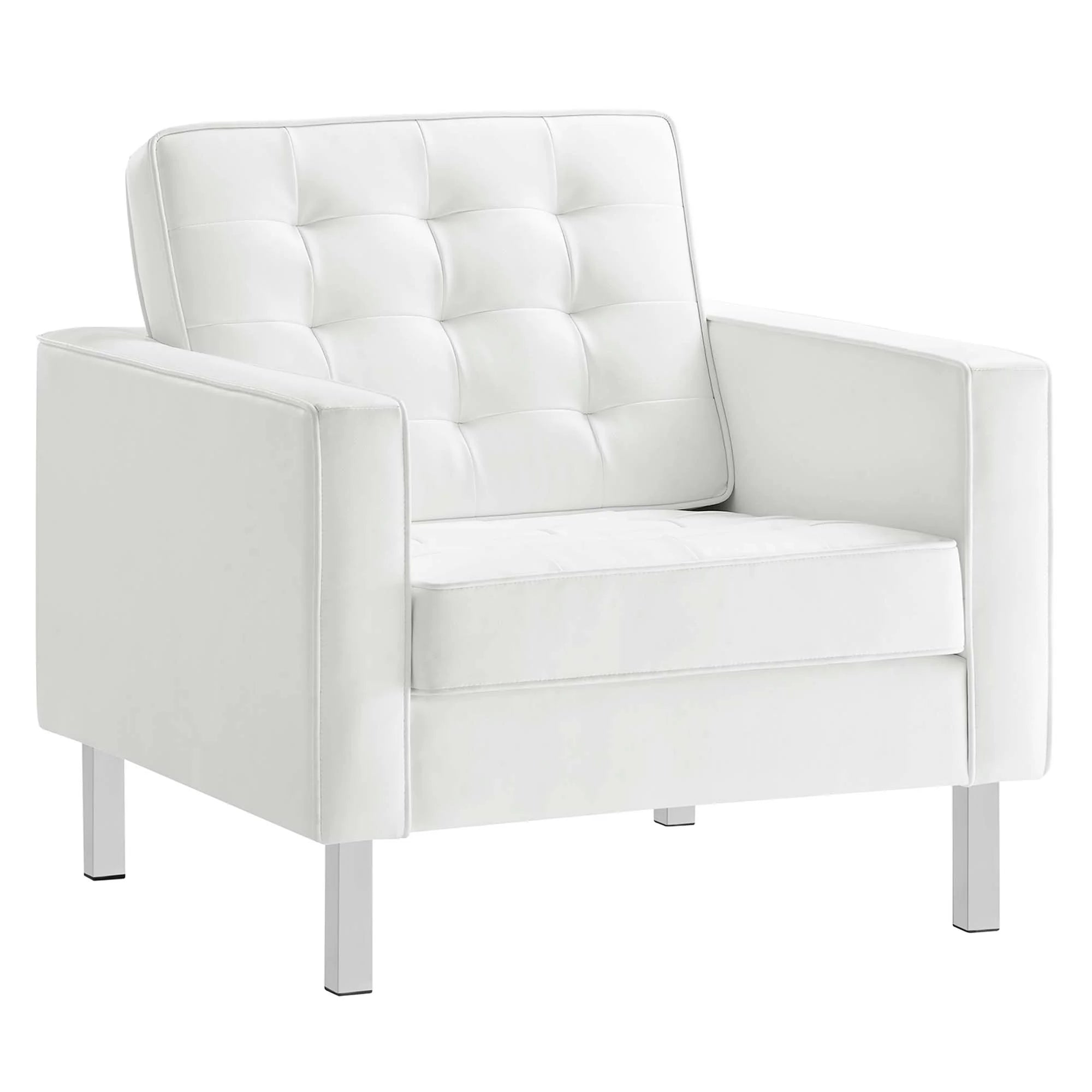 Chaise sans accoudoirs rembourrée en duvet Commix