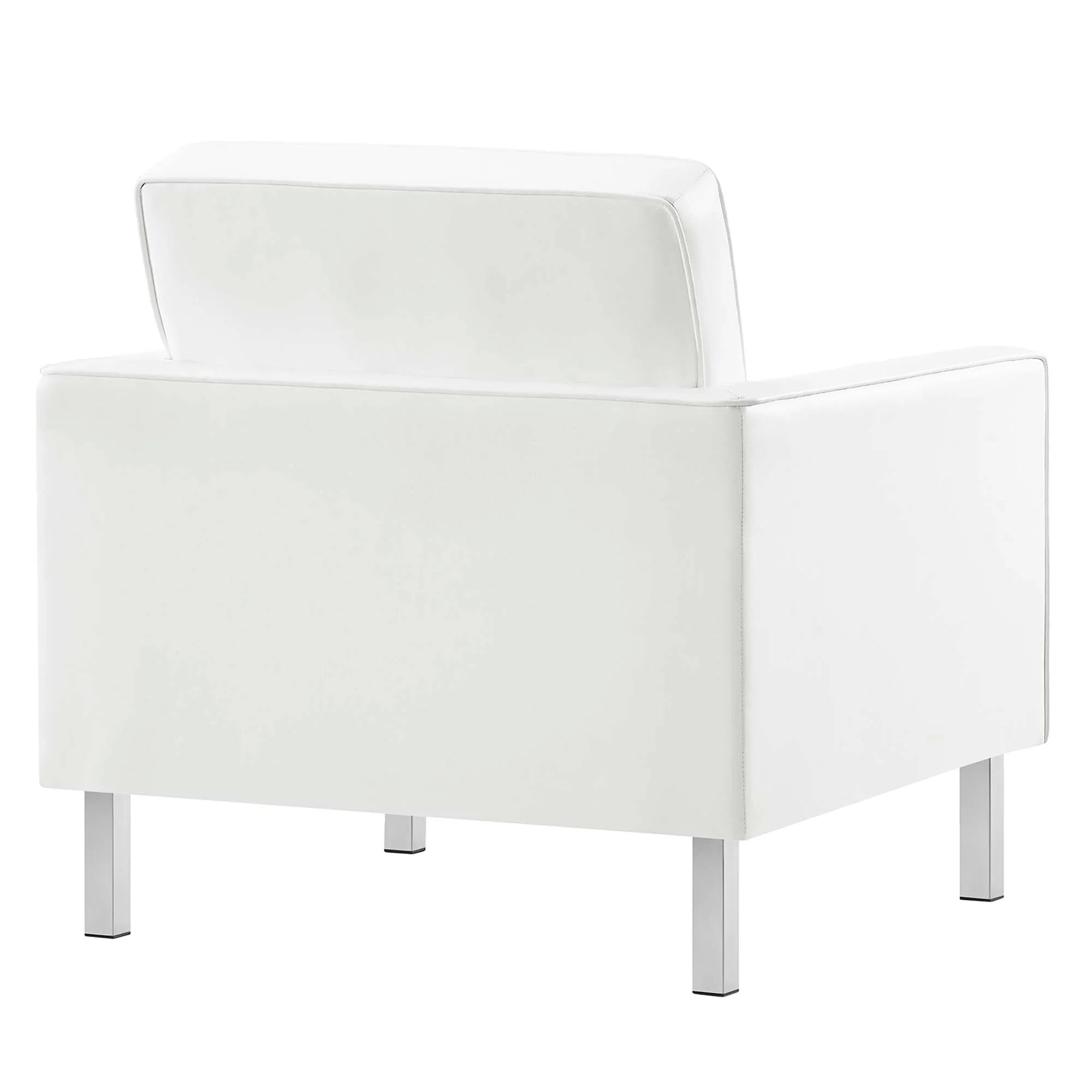 Chaise sans accoudoirs rembourrée en duvet Commix