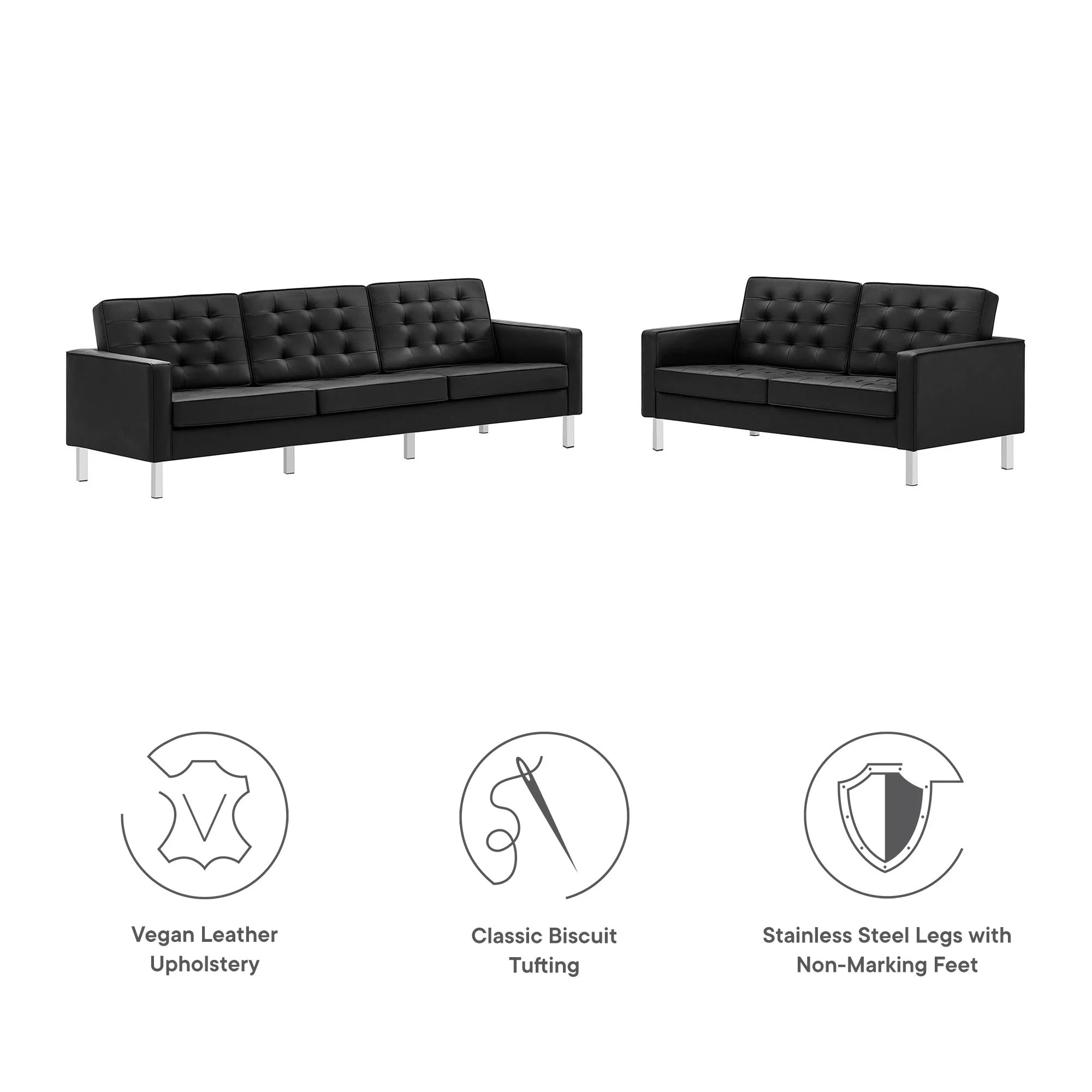 Chaise sans accoudoirs rembourrée en duvet Commix