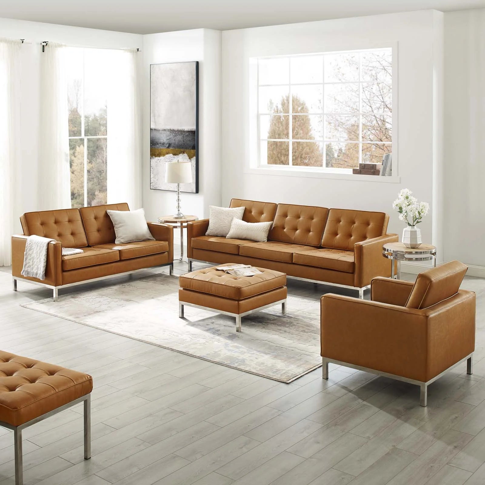 Chaise sans accoudoirs rembourrée en duvet Commix