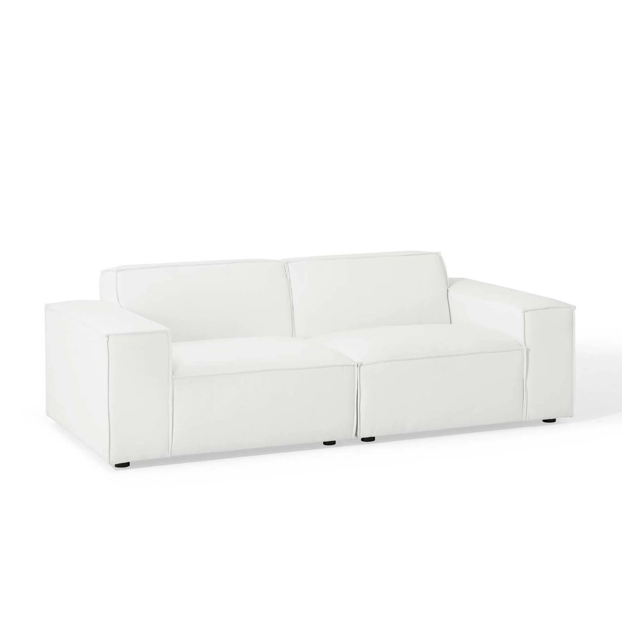 Chaise sans accoudoirs rembourrée en duvet Commix