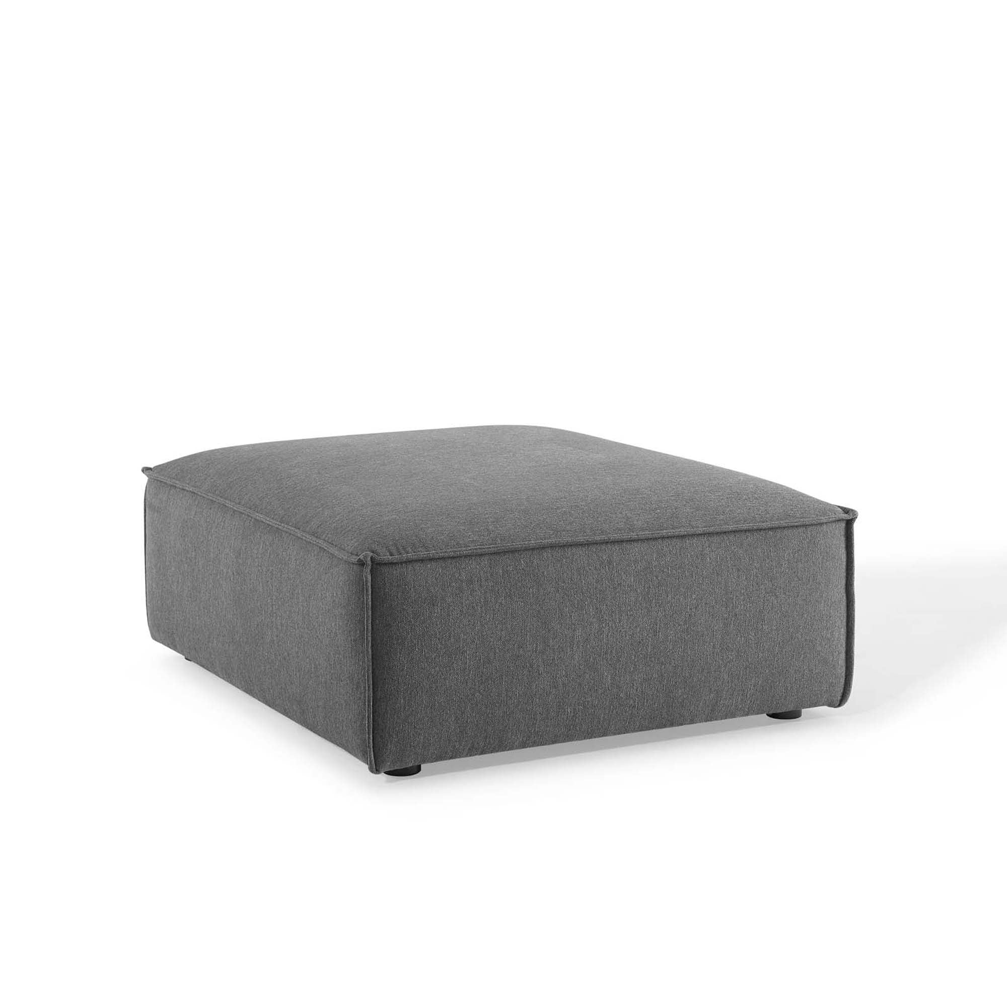 Chaise sans accoudoirs rembourrée en duvet Commix