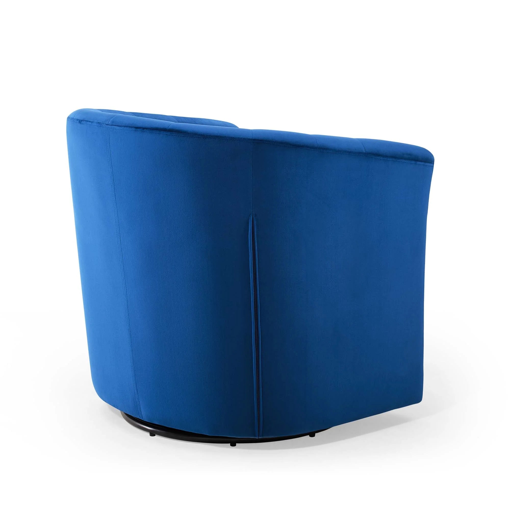 Prospect Tufted Performance Velvet Swivel Armchair