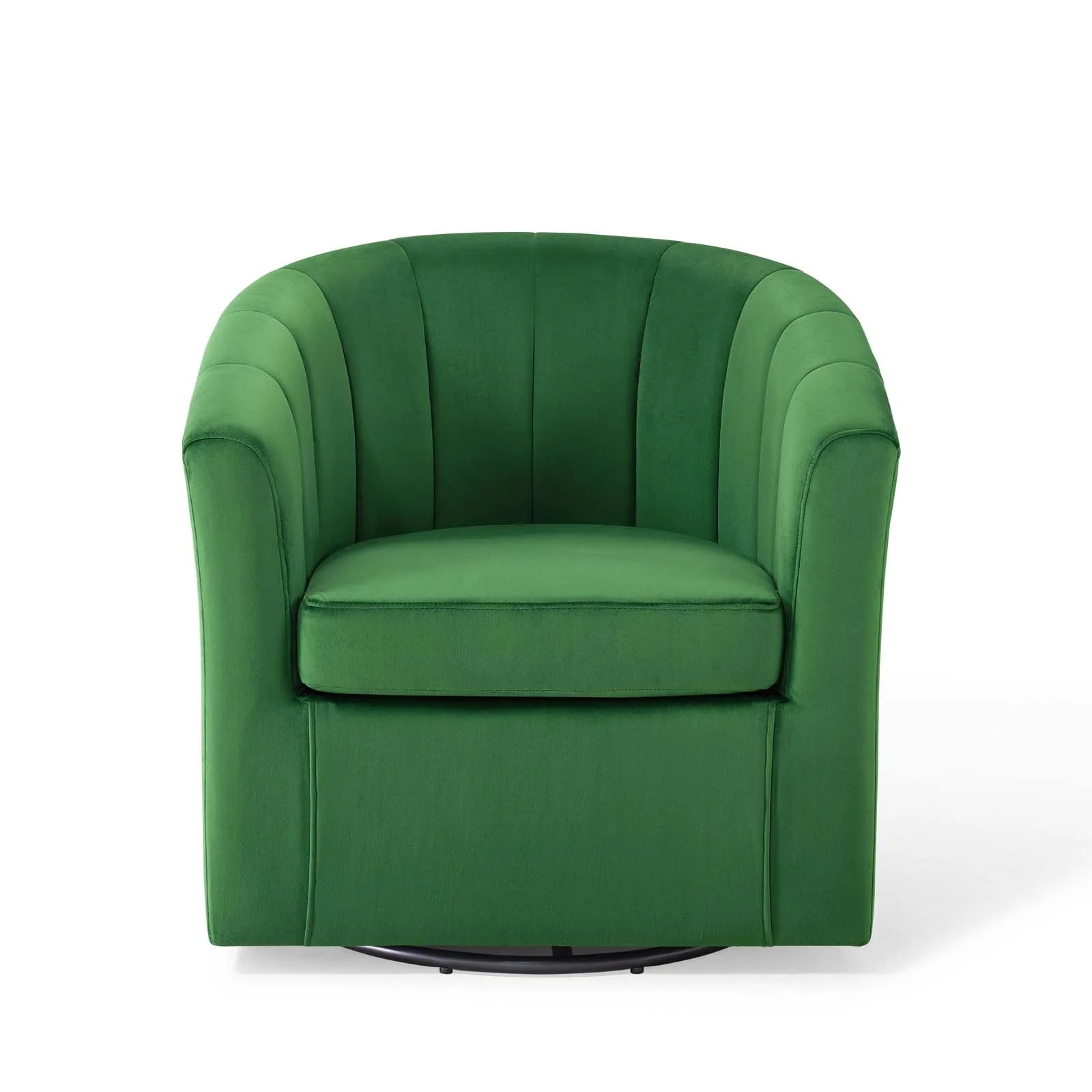 Prospect Performance Velvet Swivel Armchair