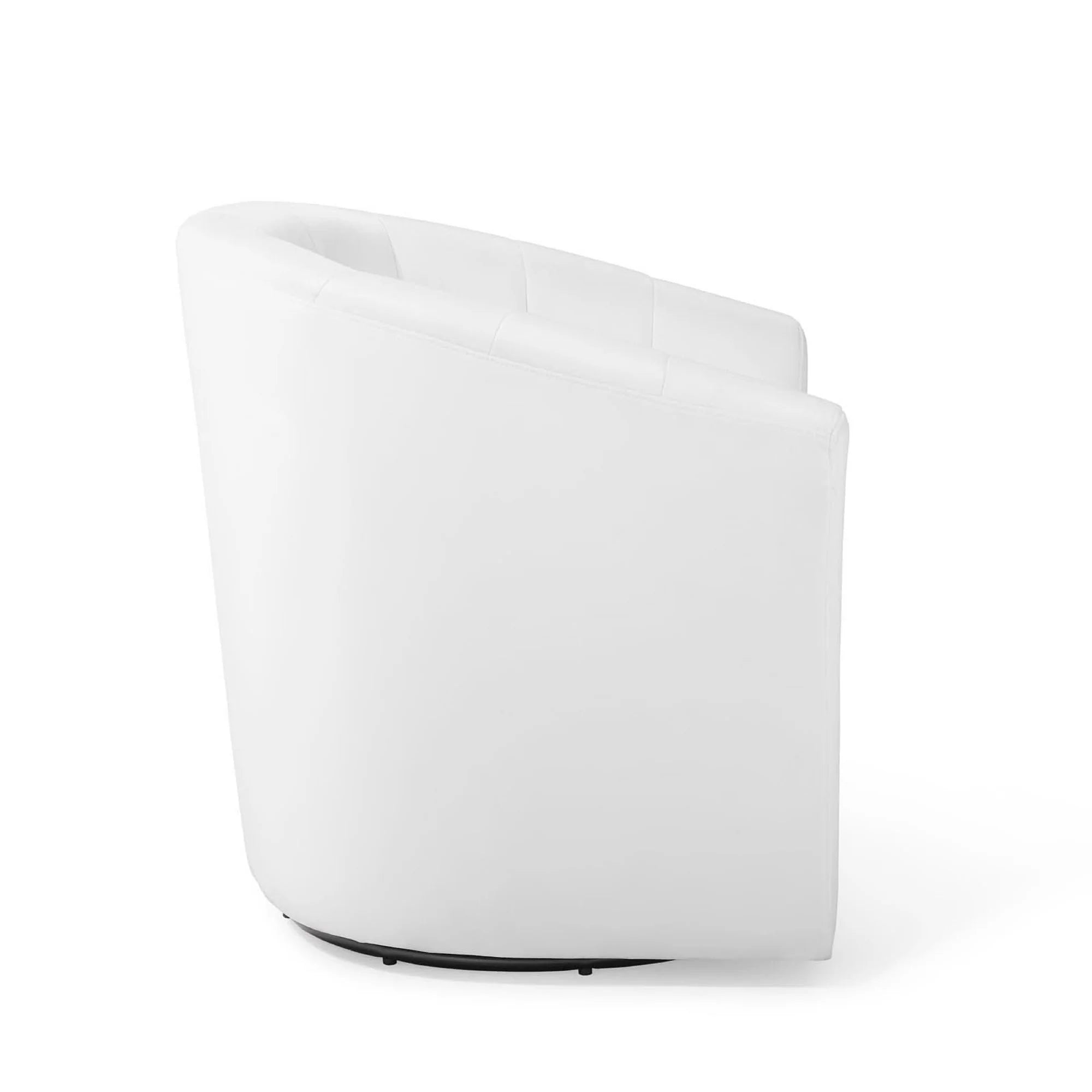 Fauteuil pivotant en velours Prospect Performance