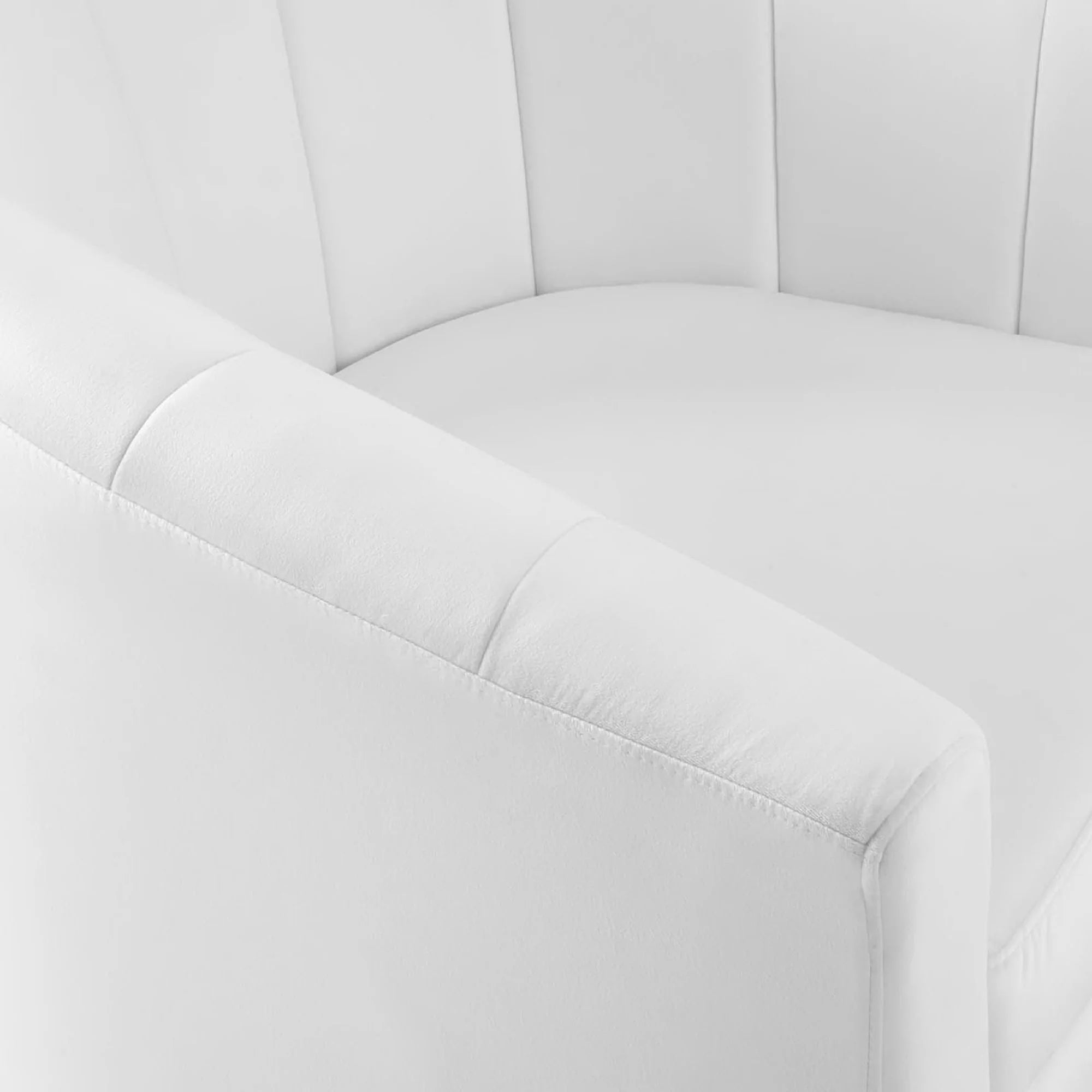 Fauteuil pivotant en velours Prospect Performance
