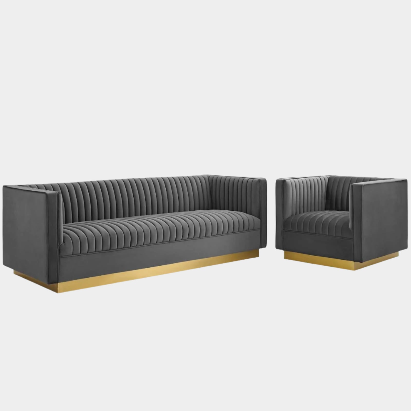 Chaise sans accoudoirs rembourrée en duvet Commix