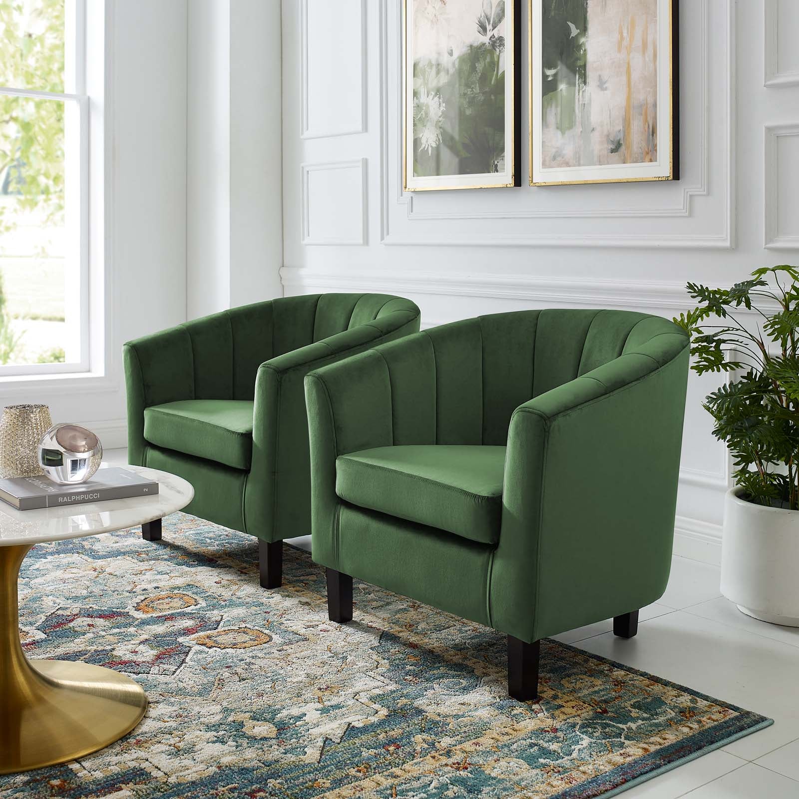Chaise pivotante en tissu velours et bois Astral Performance
