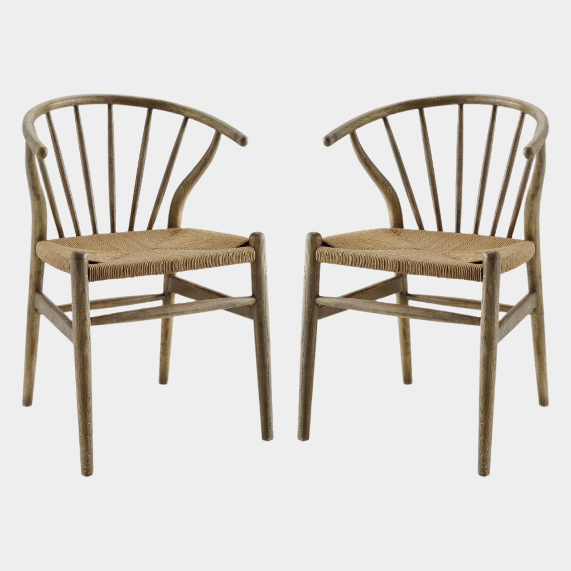 Flourish Spindle Wood Dining Side Chair Set of 2