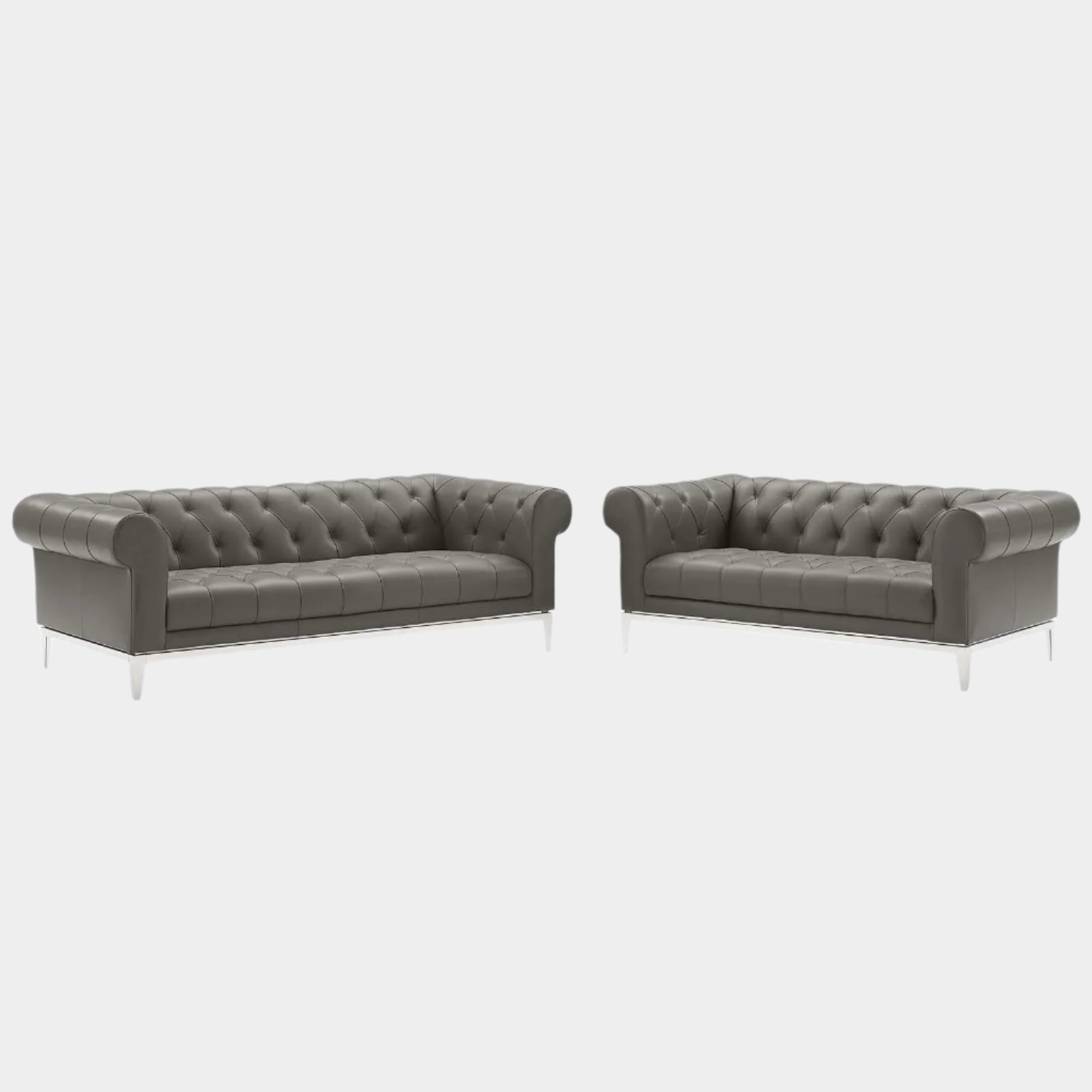 Chaise sans accoudoirs rembourrée en duvet Commix