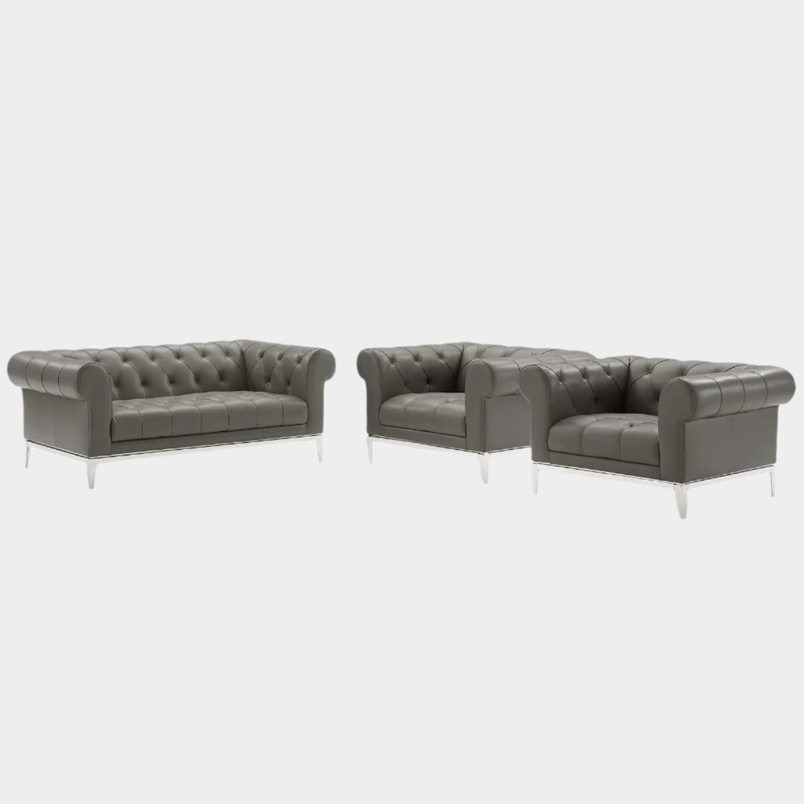 Chaise sans accoudoirs rembourrée en duvet Commix