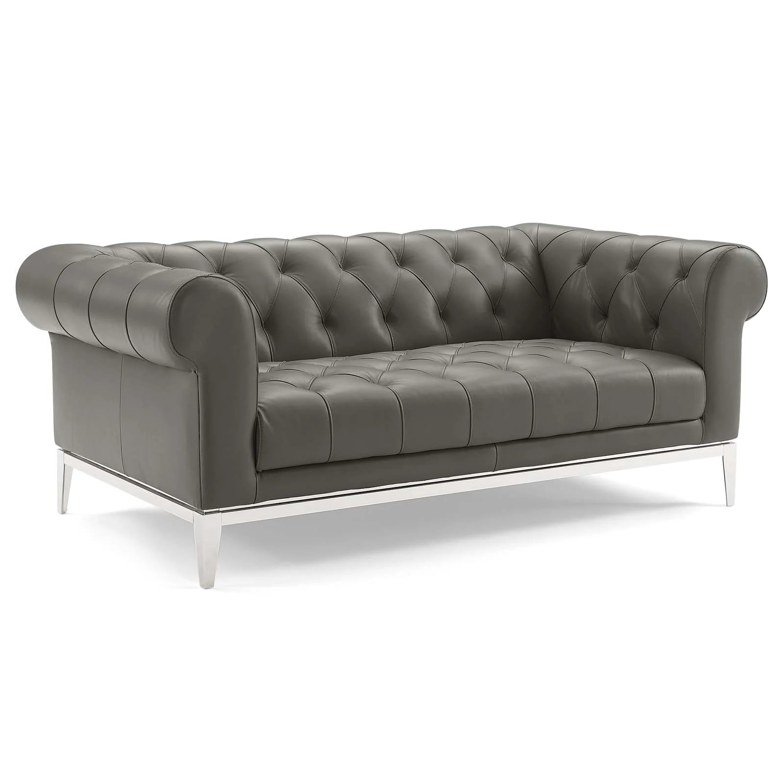 Chaise sans accoudoirs rembourrée en duvet Commix