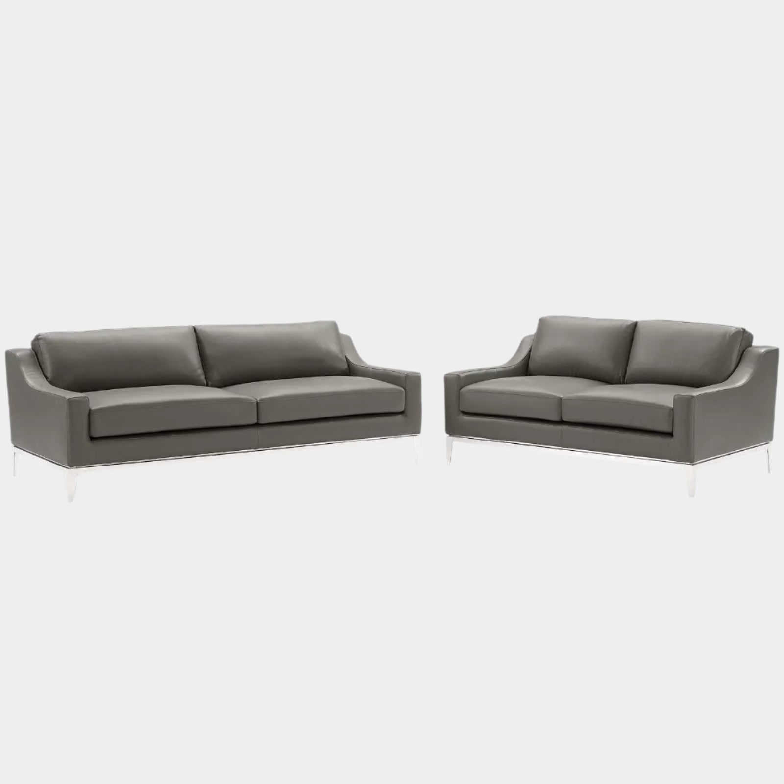 Chaise sans accoudoirs rembourrée en duvet Commix