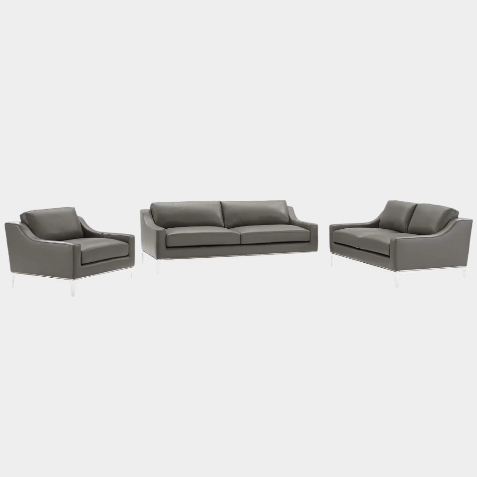 Chaise sans accoudoirs rembourrée en duvet Commix