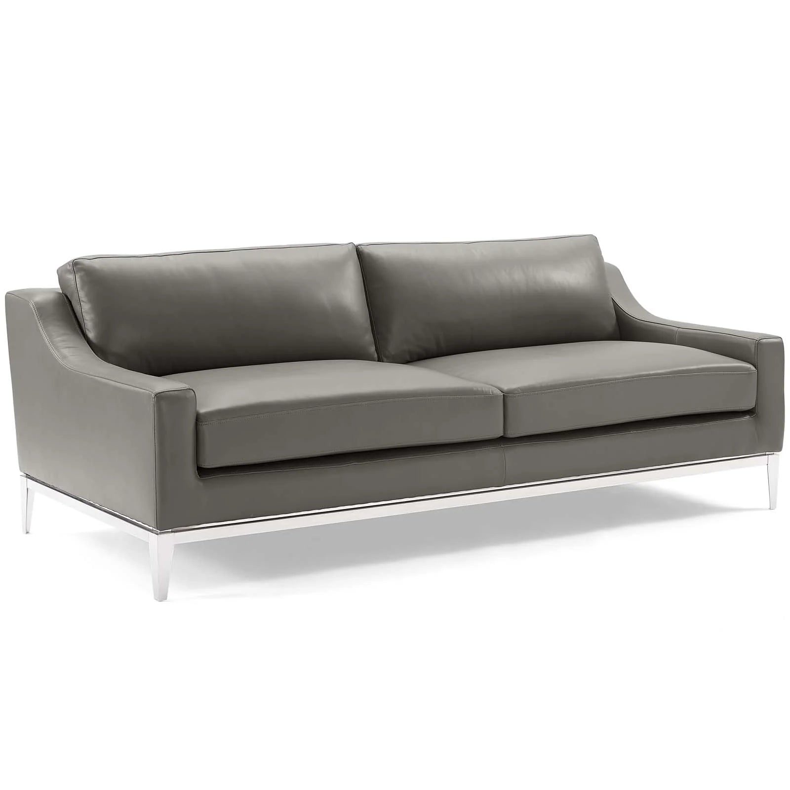 Chaise sans accoudoirs rembourrée en duvet Commix