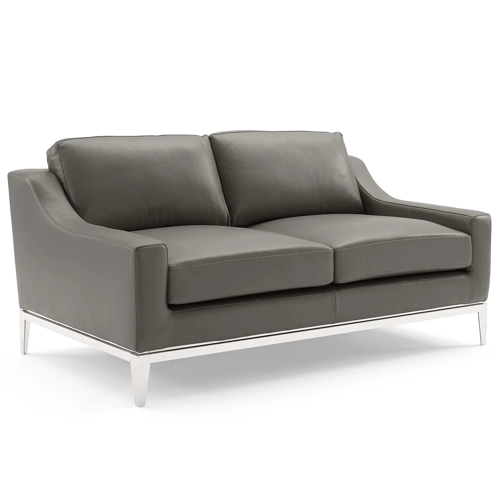 Chaise sans accoudoirs rembourrée en duvet Commix