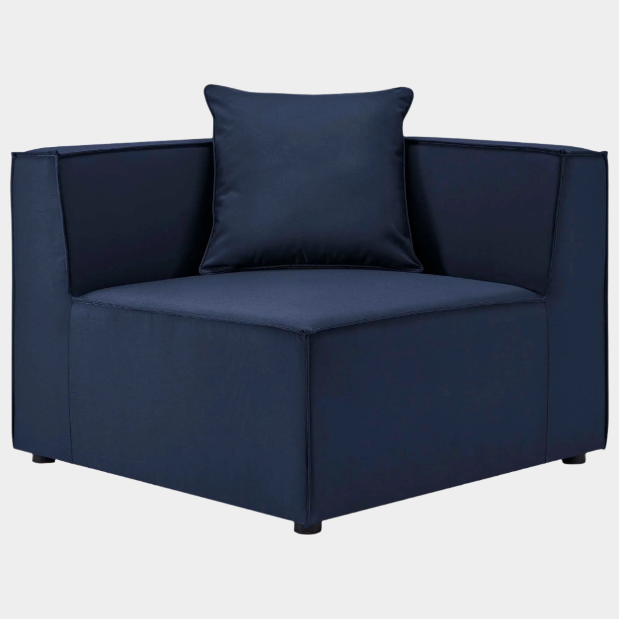 Saybrook Outdoor Patio Upholstered Sectional Sofa Corner Chair