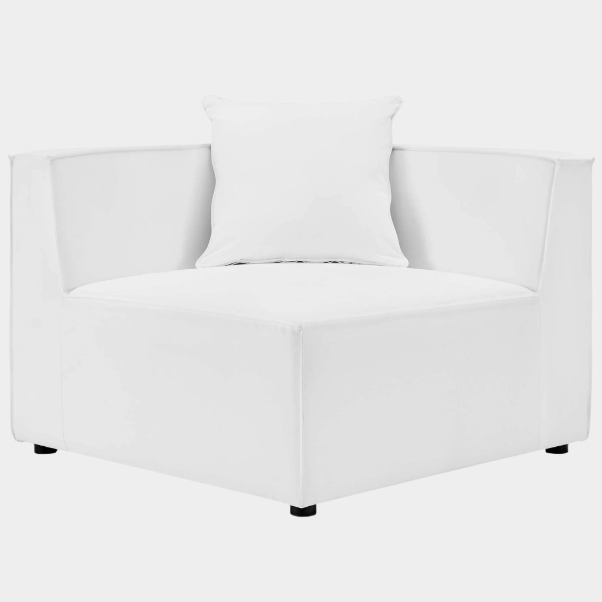 Saybrook Outdoor Patio Upholstered Sectional Sofa Corner Chair