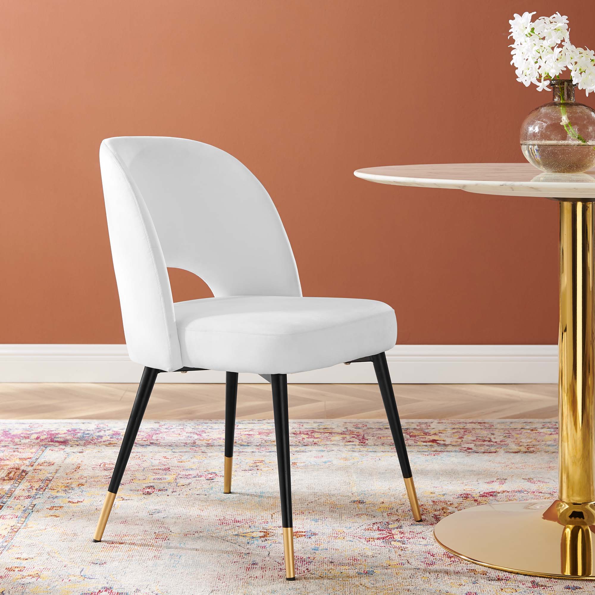 Rouse Performance Velvet Dining Side Chair